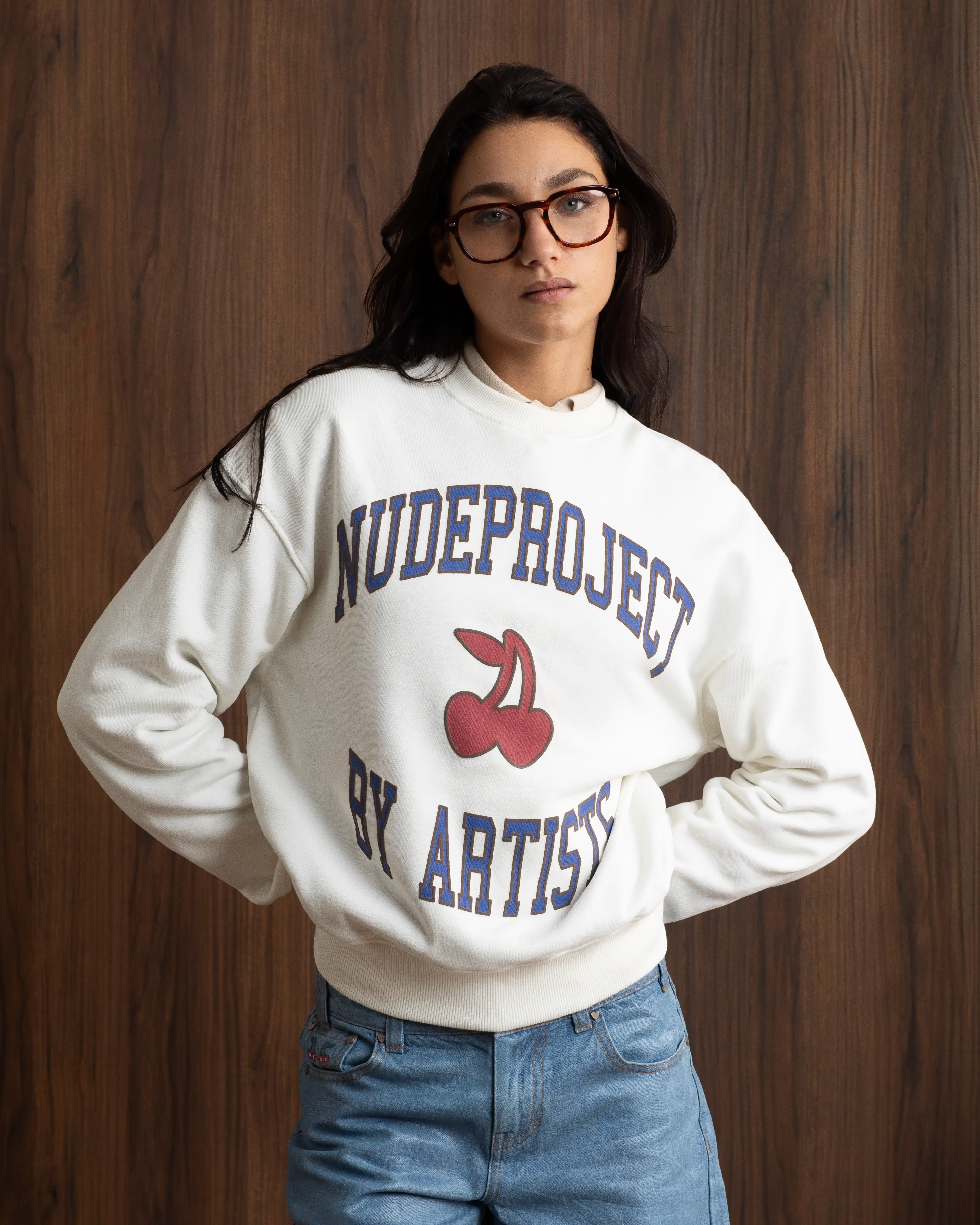 Loop Sweatshirt Marshmallow Nude Project México Oficial Nude Project Mexico