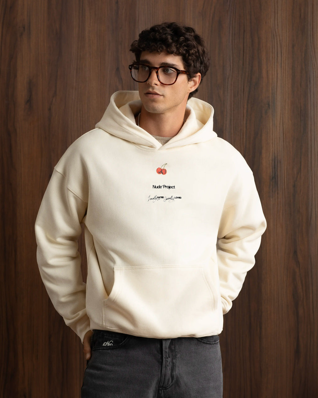 Nude Tour Hoodie Marshmallow Nude Project México Oficial Nude Project Mexico