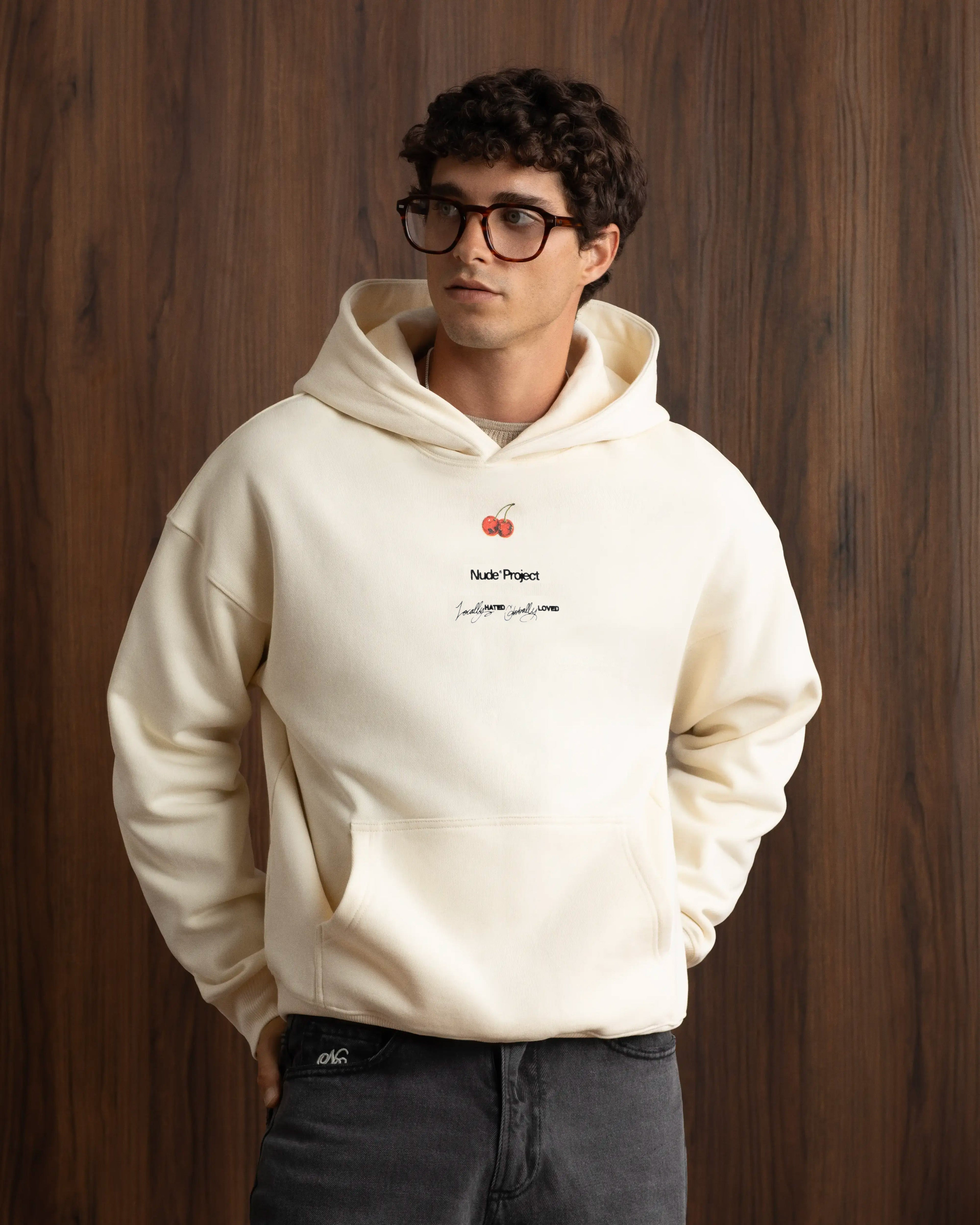 Nude Tour Hoodie Marshmallow Nude Project México Oficial Nude Project Mexico