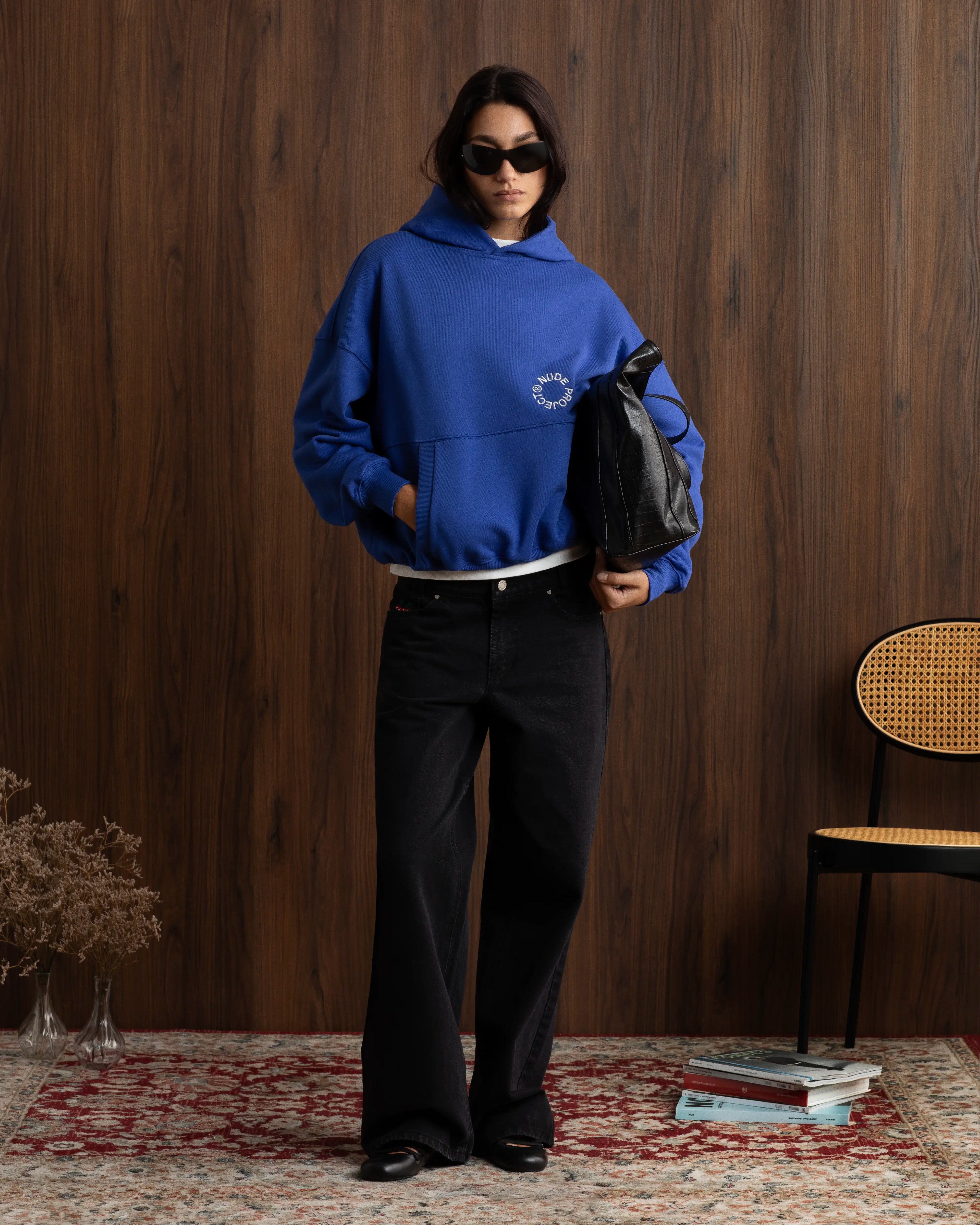 Kory Boxy Hoodie Blue Nude Project México Oficial Nude Project Mexico