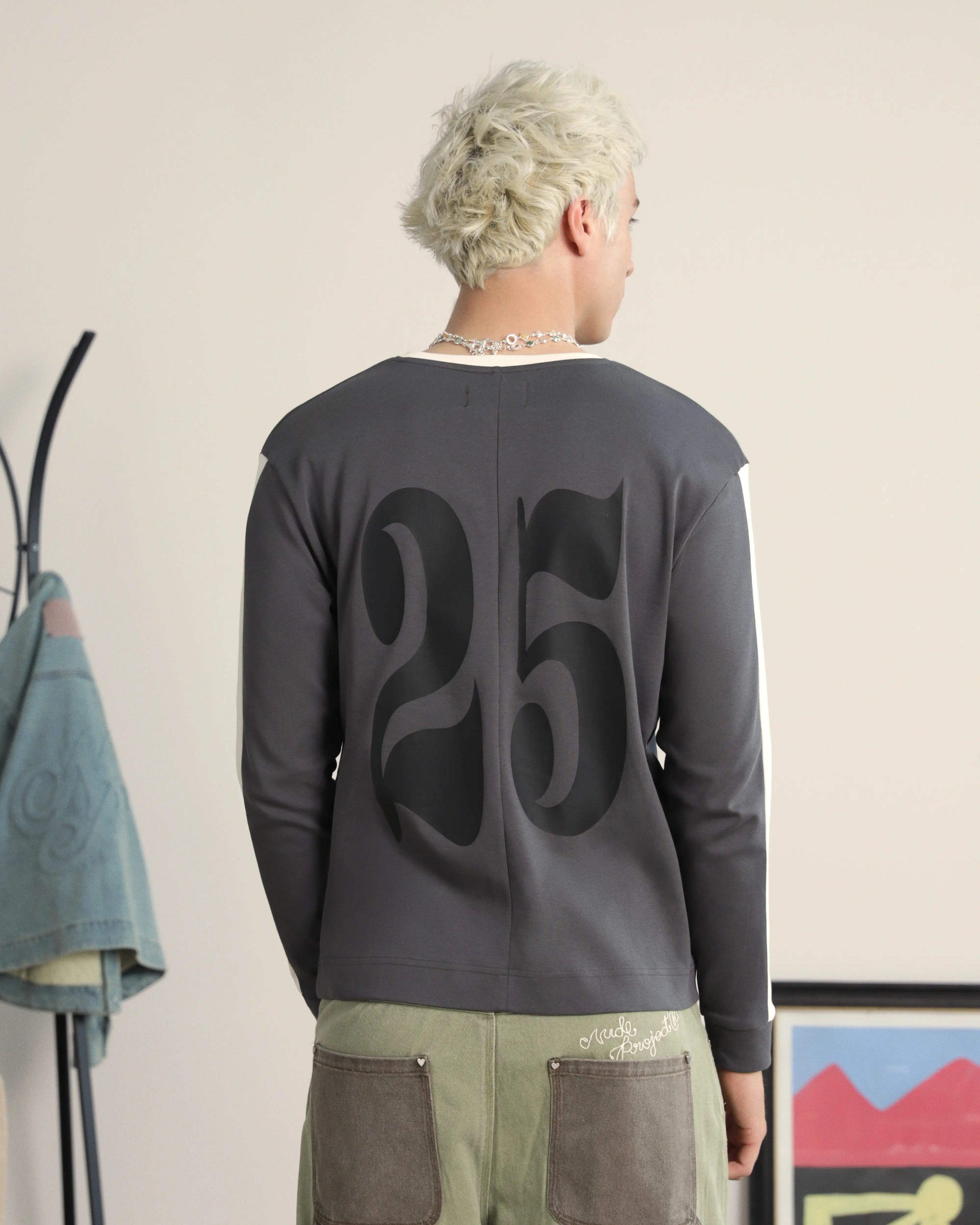 Vintage Sports Long-Sleeve Grey