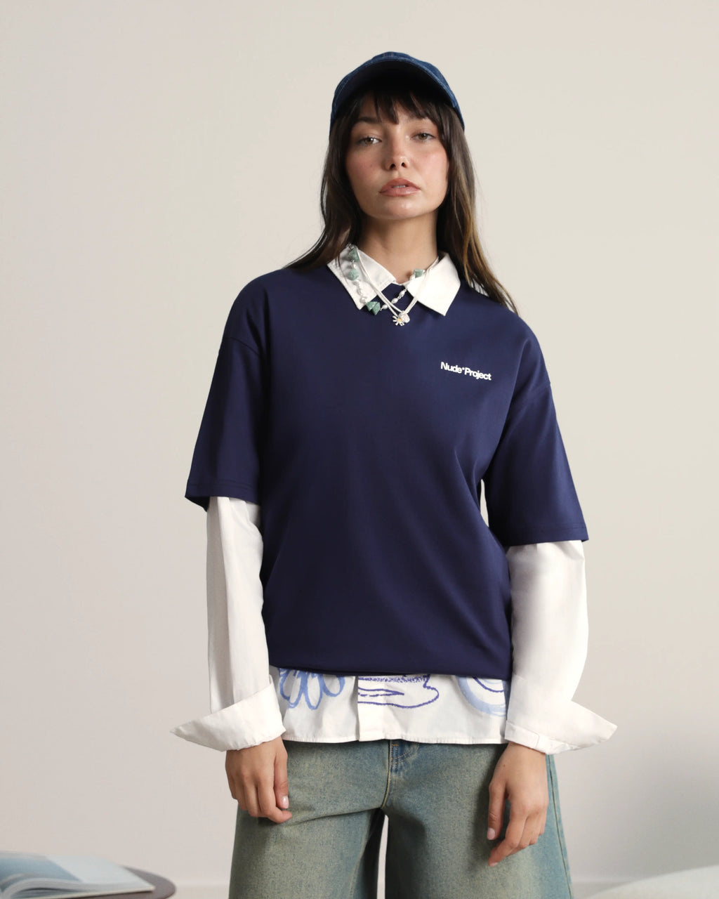 Yate Tee Navy Nude Project México Oficial Nude Project Mexico