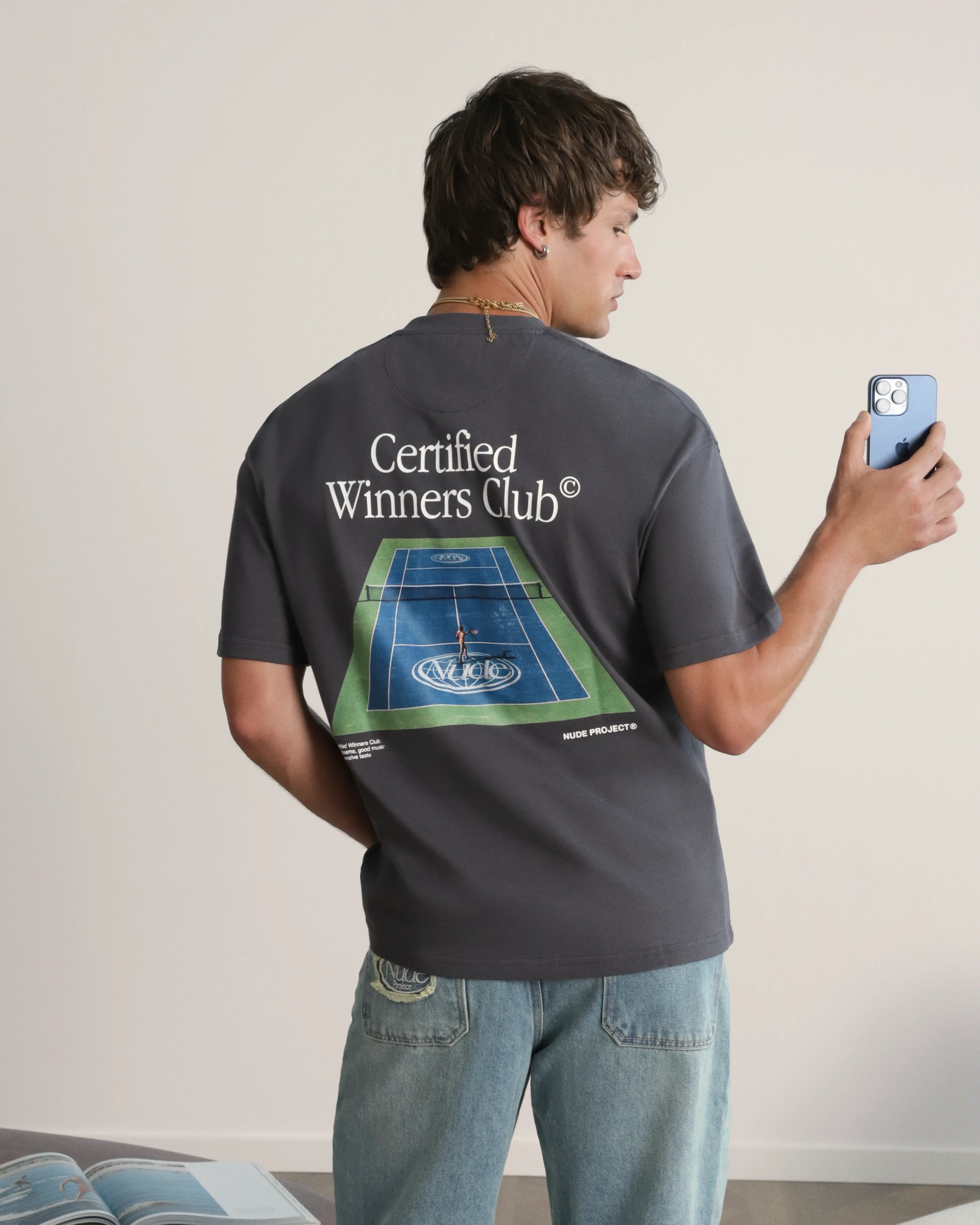 Tennis Tee Ash