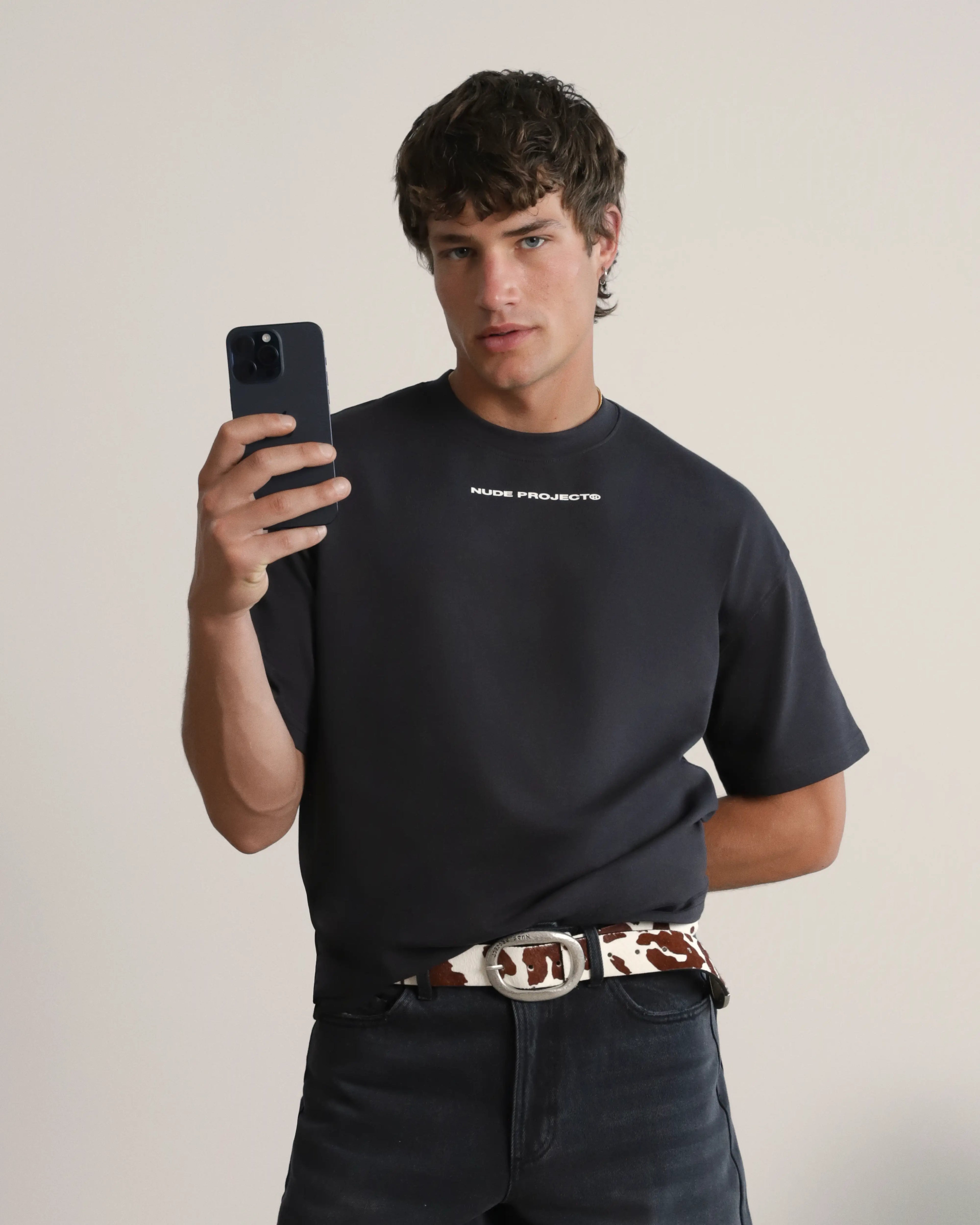 Cherry Tee Black