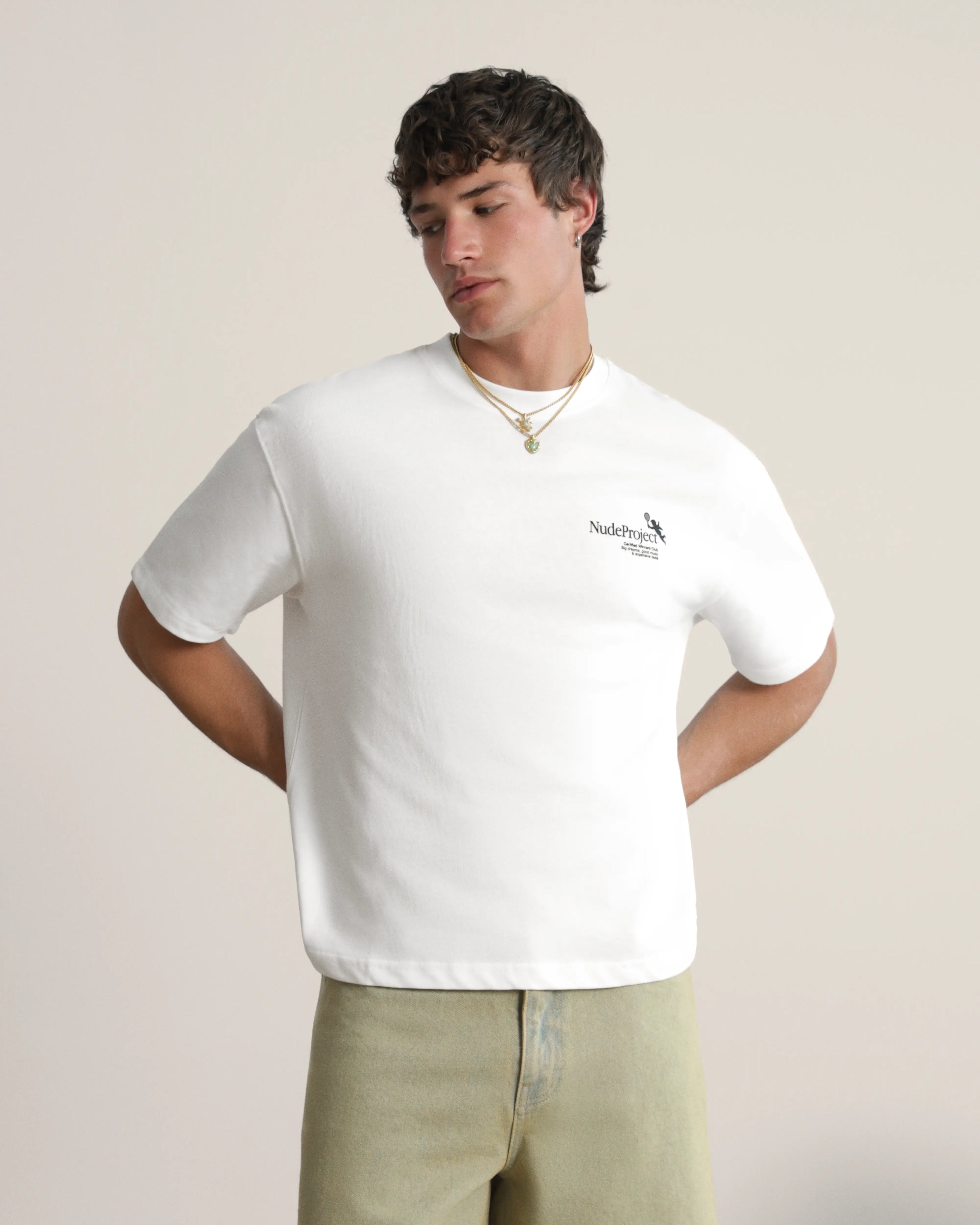 Tennis Tee White Nude Project México Oficial Nude Project Mexico