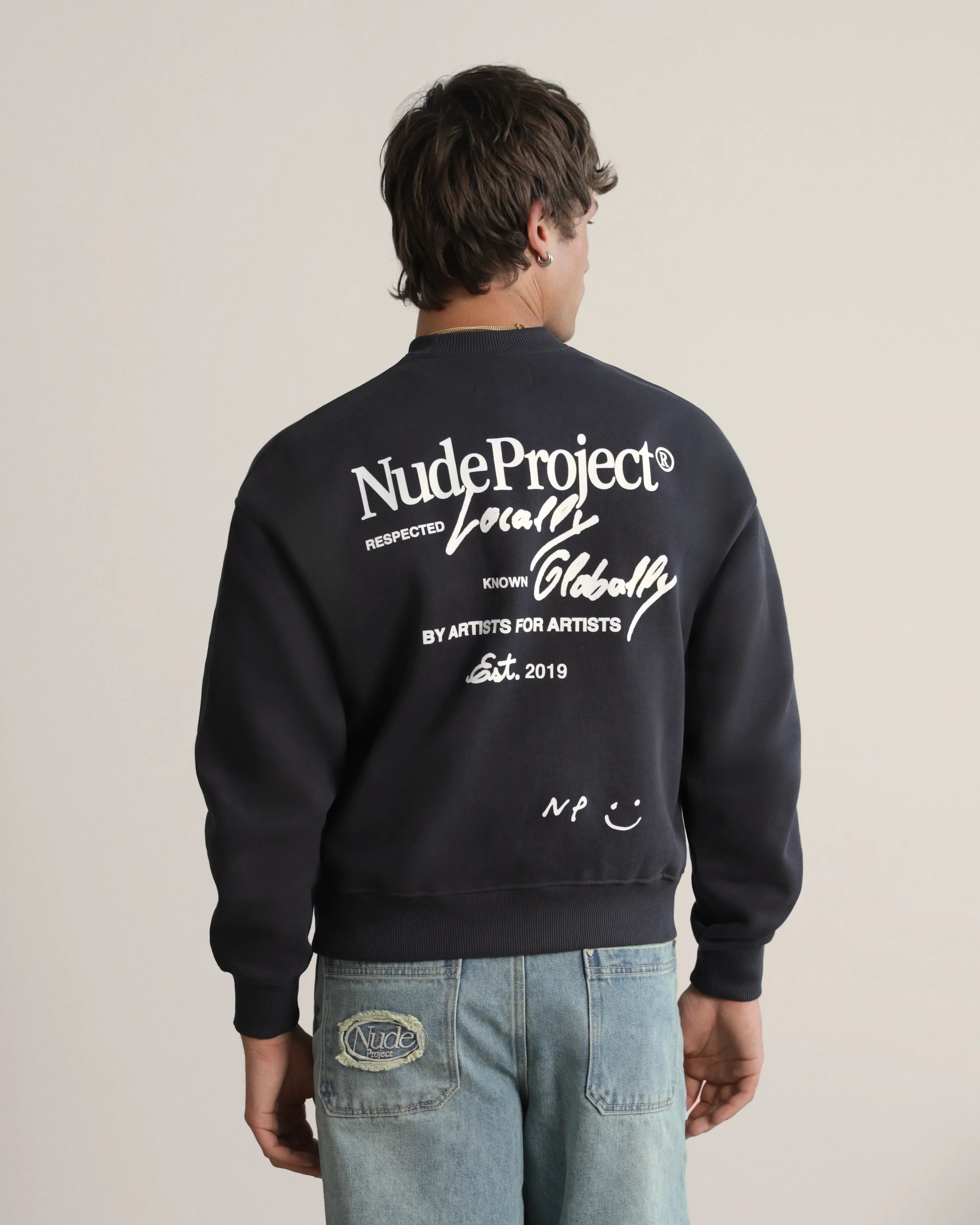 Global Soon Sweatshirt Ash Nude Project México Oficial Nude Project Mexico