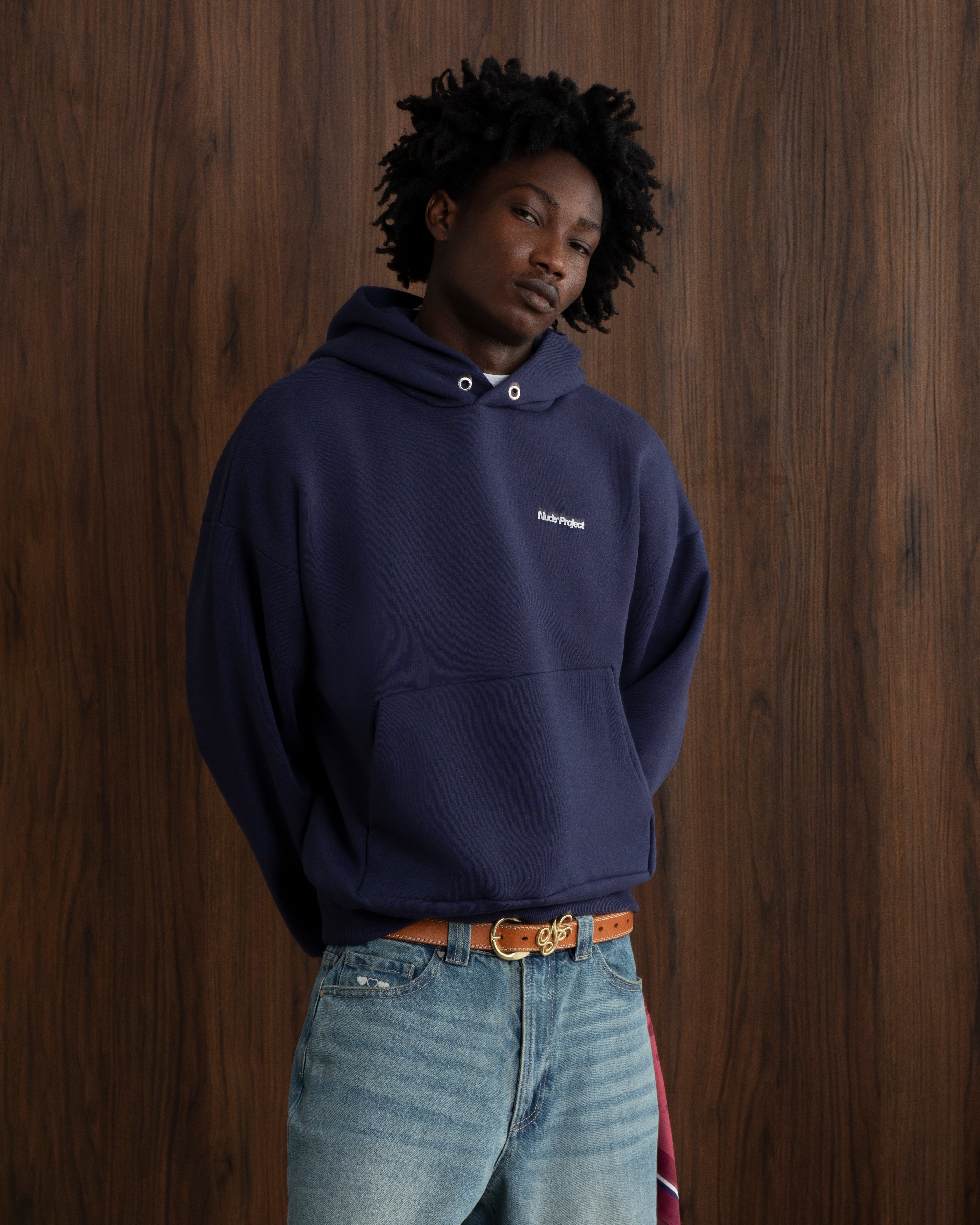 Origins Hoodie Navy Nude Project México Oficial Nude Project Mexico
