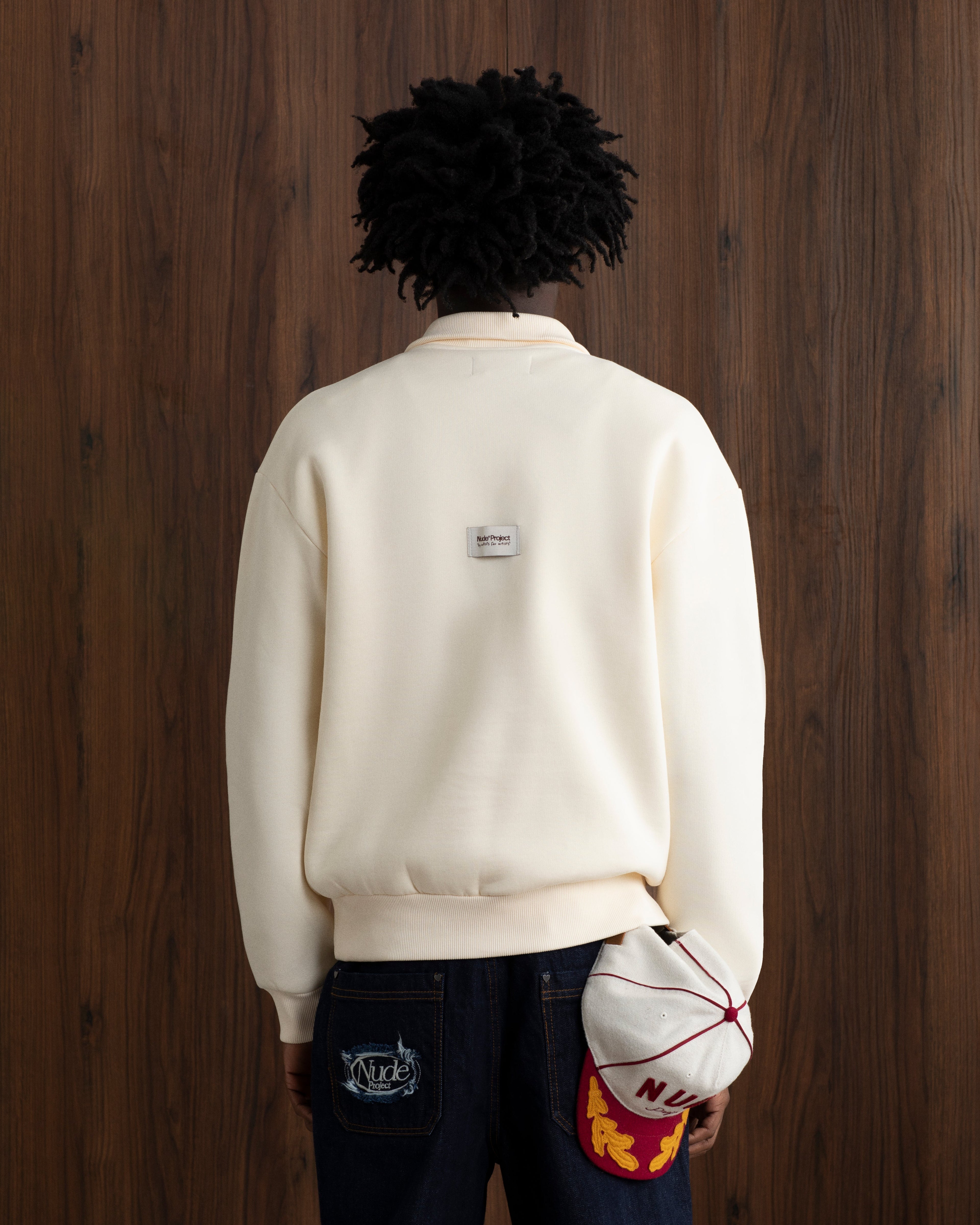Origins Quarter-Zip Marshmallow Nude Project México Oficial Nude Project Mexico