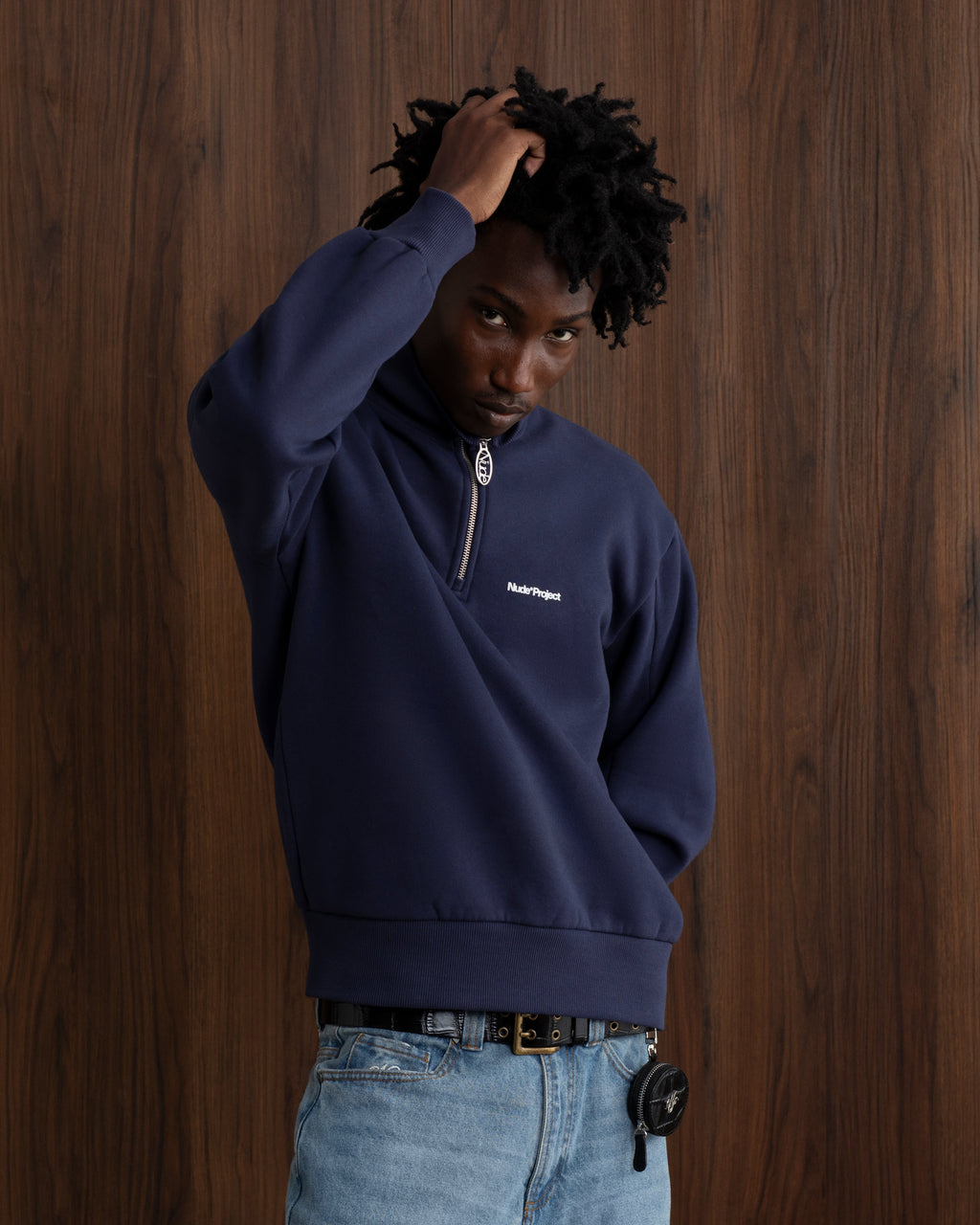 Origins Quarter-Zip Navy Nude Project México Oficial Nude Project Mexico