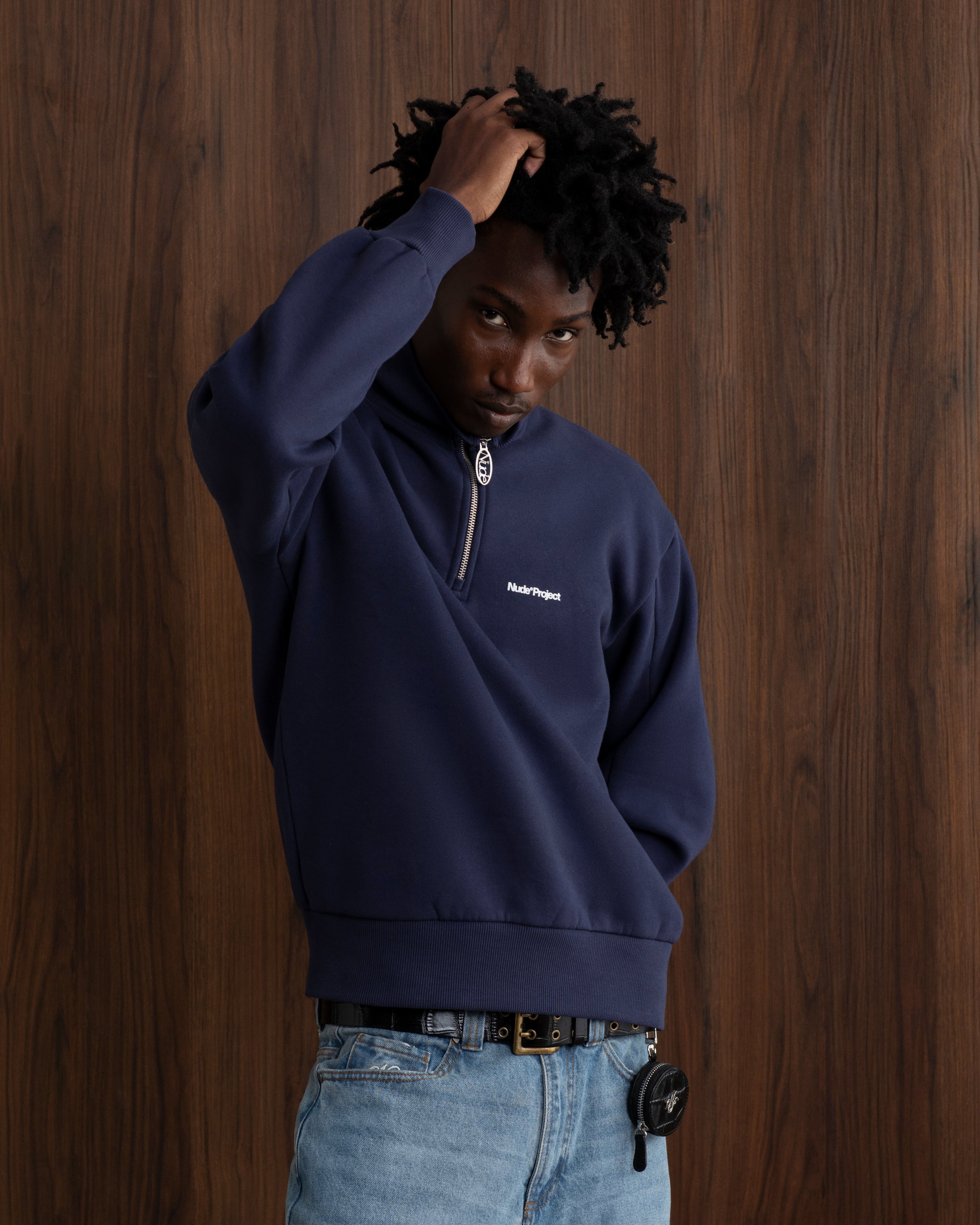 Origins Quarter-Zip Navy Nude Project México Oficial Nude Project Mexico