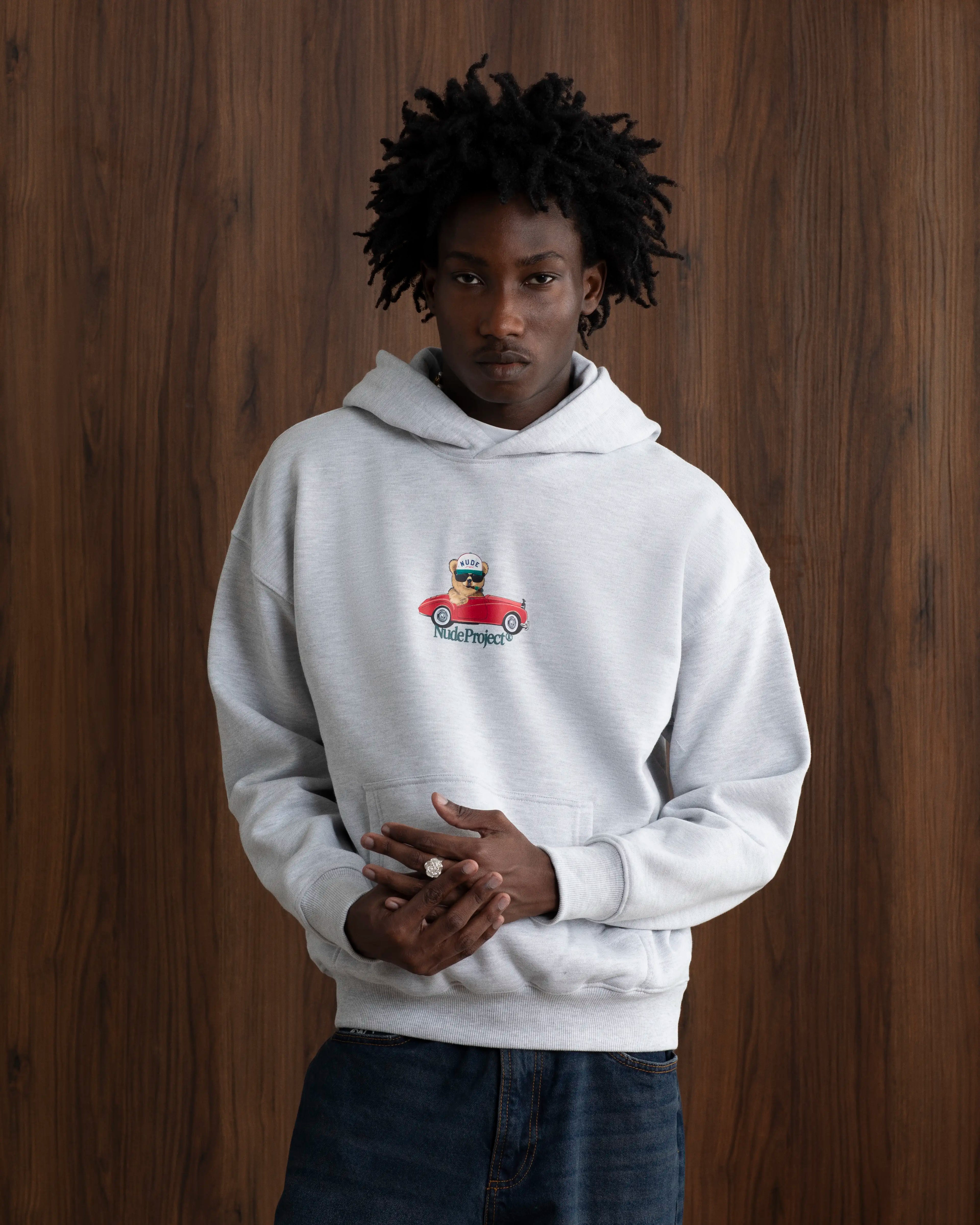 Hot Hoodie Grey Melange Nude Project México Oficial Nude Project Mexico