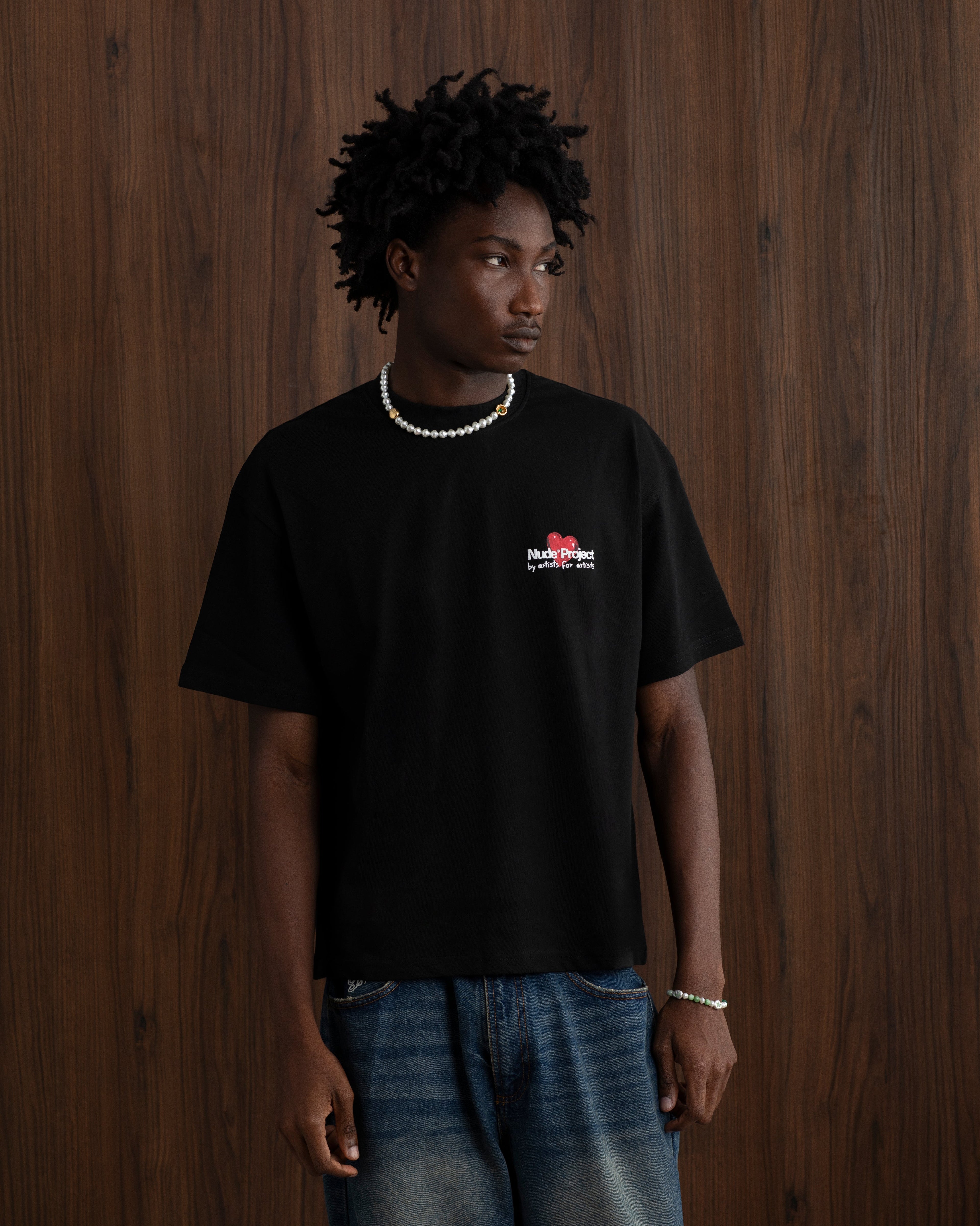 Juicy Cherry Tee Black Nude Project México Oficial Nude Project Mexico