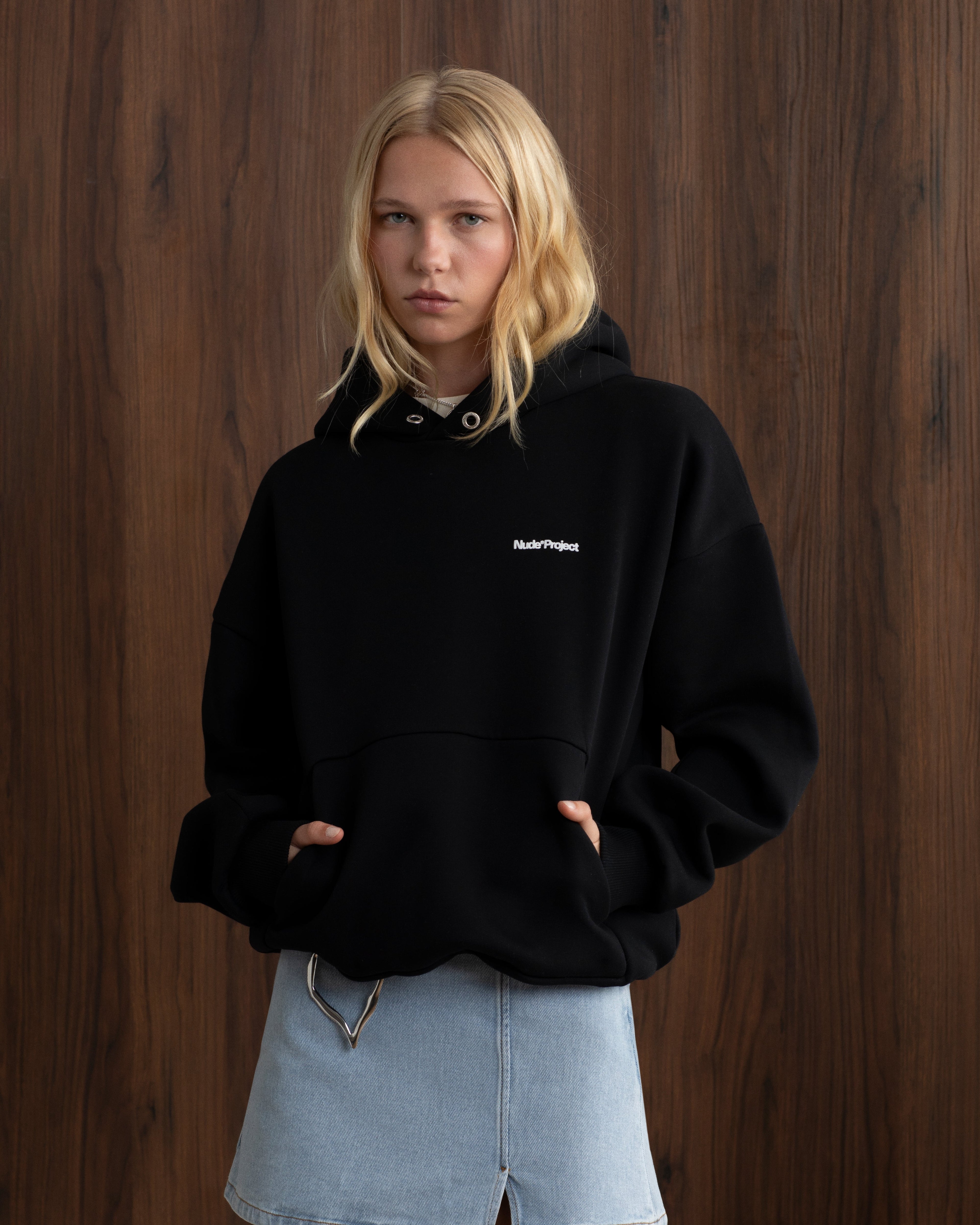 Origins Hoodie Black Nude Project México Oficial Nude Project Mexico