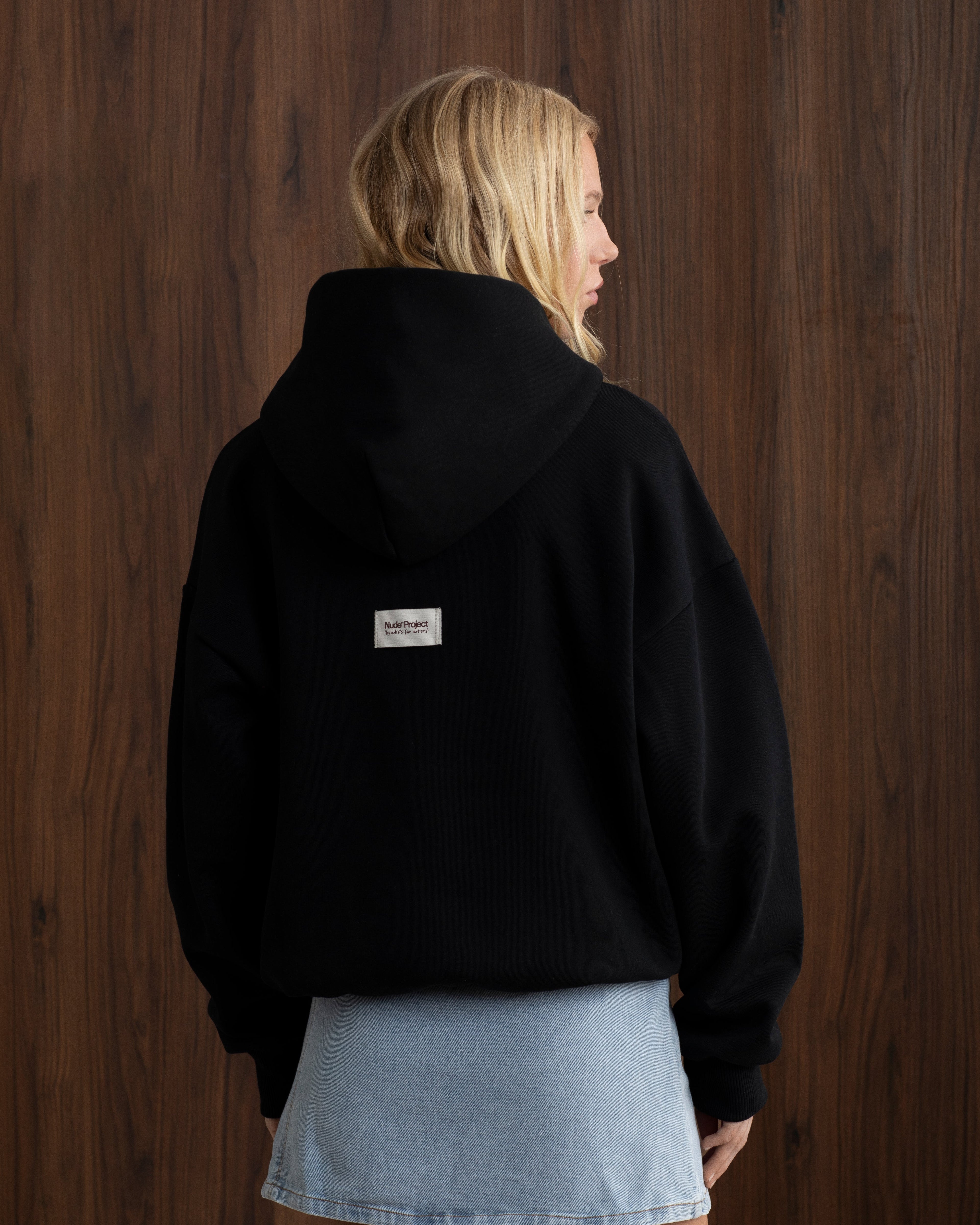 Origins Hoodie Black Nude Project México Oficial Nude Project Mexico