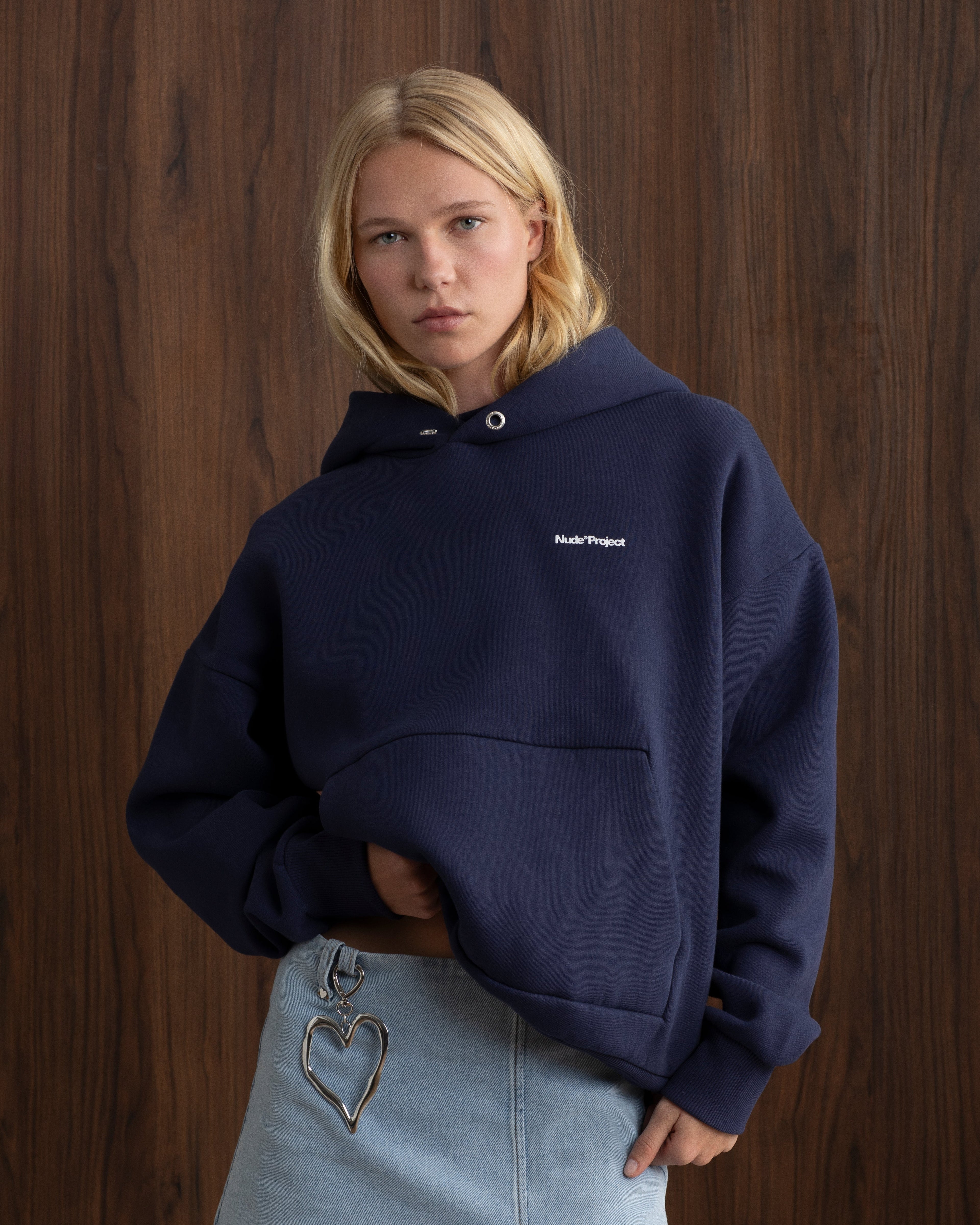 Origins Hoodie Navy Nude Project México Oficial Nude Project Mexico