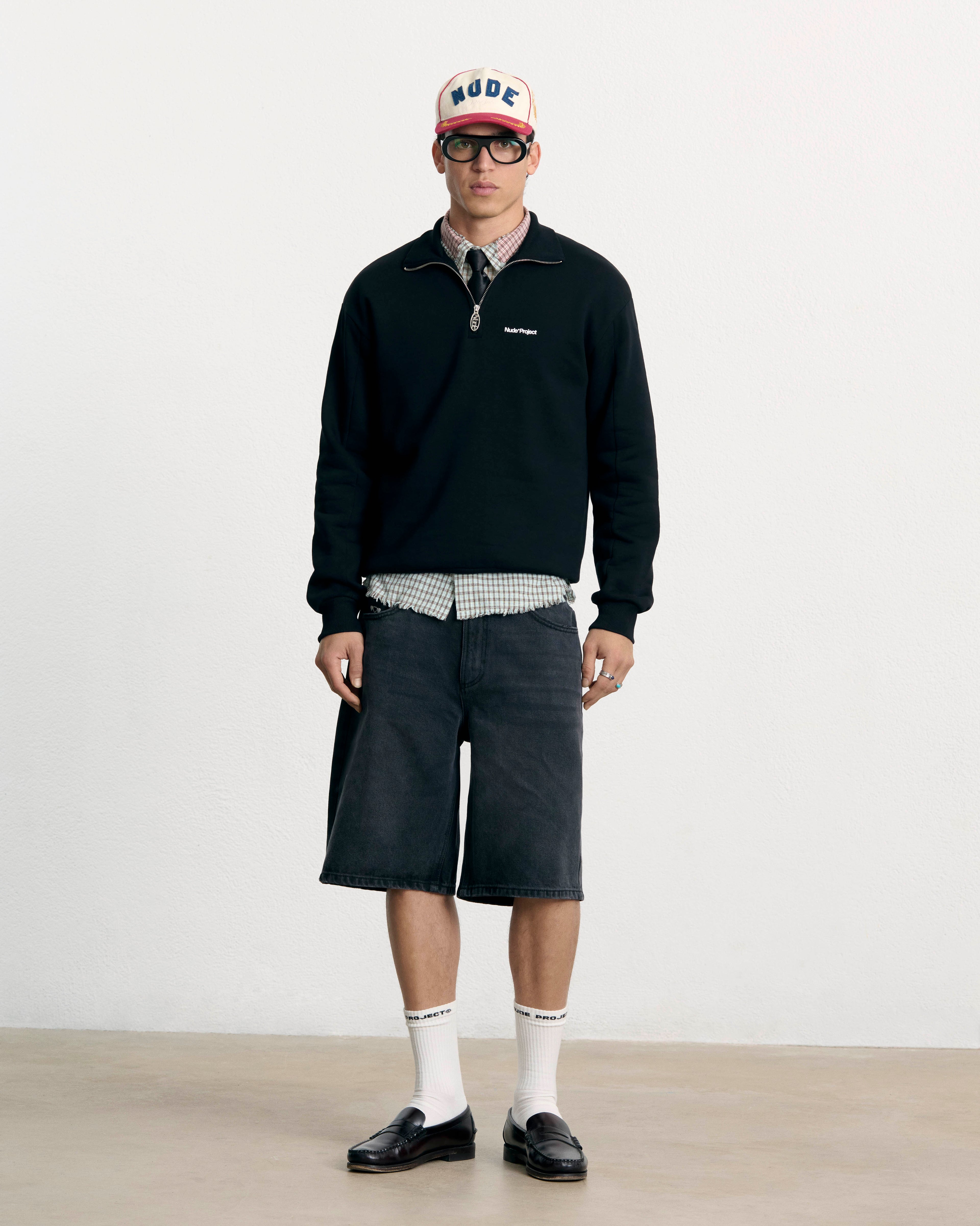 Origins Quarter-Zip Black Nude Project México Oficial Nude Project Mexico