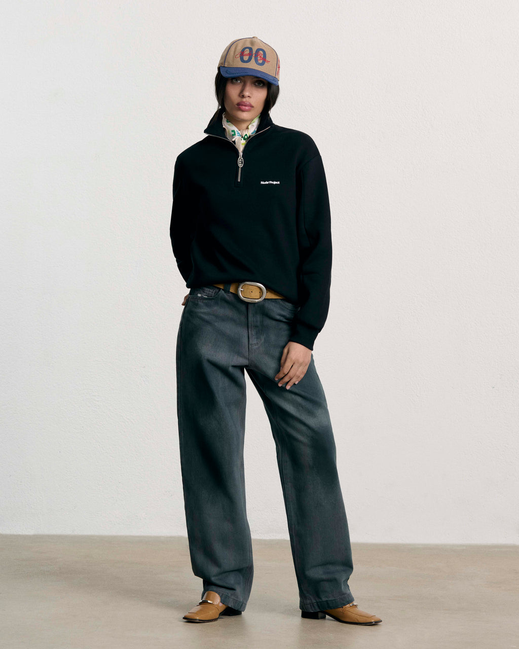 Origins Quarter-Zip Black Nude Project México Oficial Nude Project Mexico