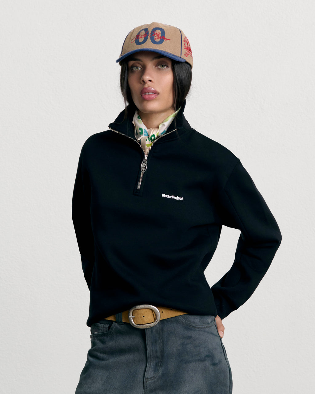 Origins Quarter-Zip Black Nude Project México Oficial Nude Project Mexico