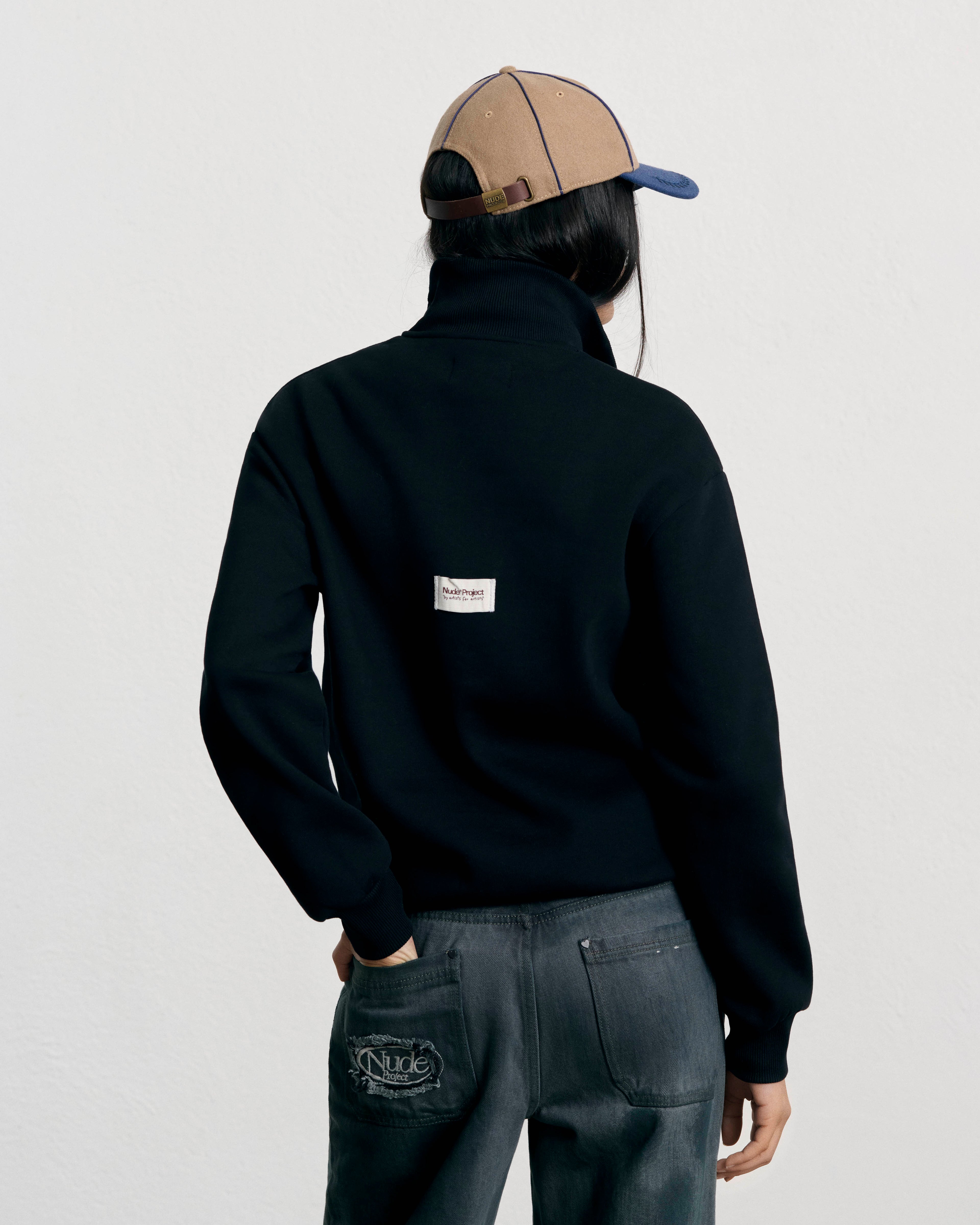 Origins Quarter-Zip Black Nude Project México Oficial Nude Project Mexico