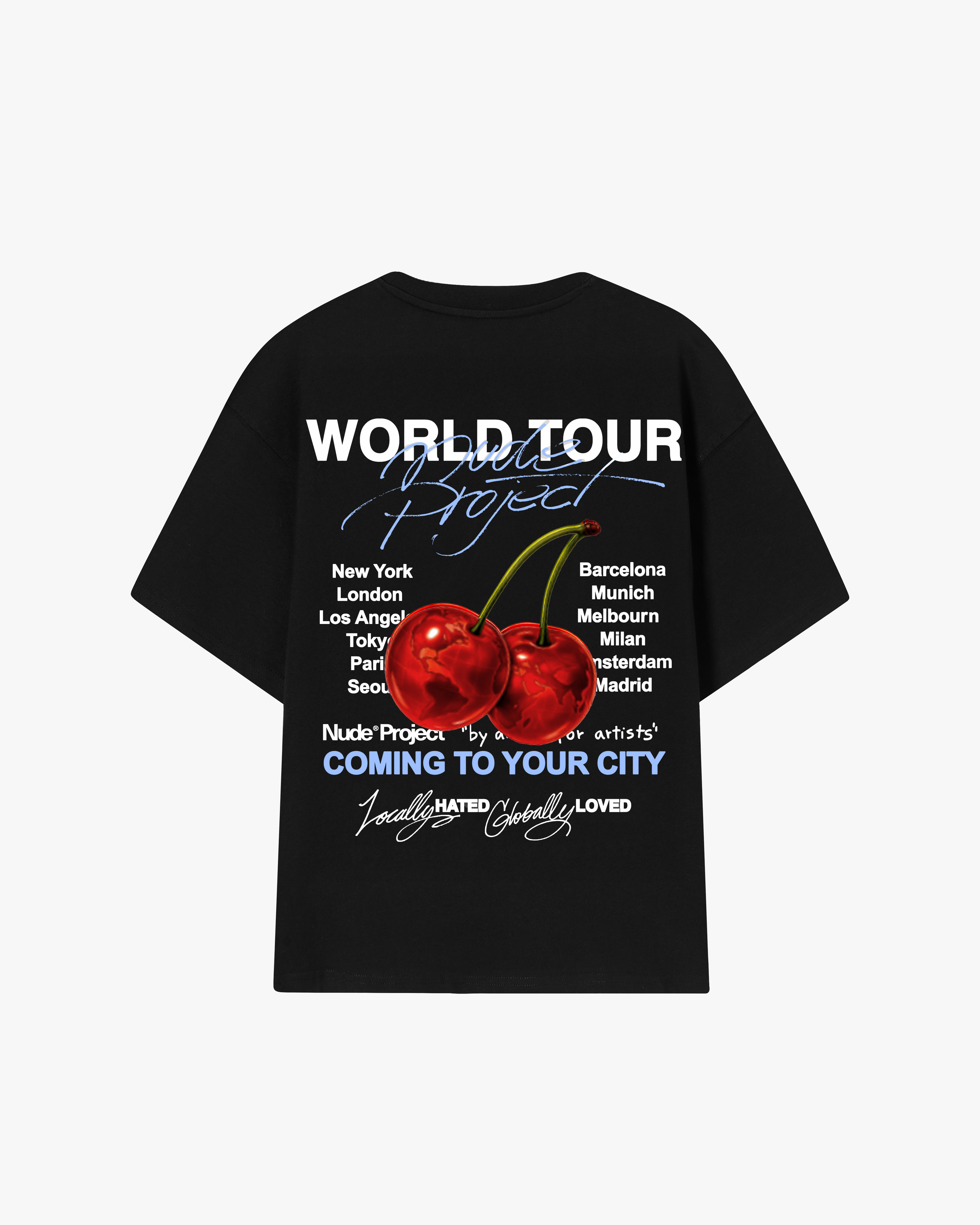 Nude Tour Tee Black Nude Project México Oficial Nude Project Mexico