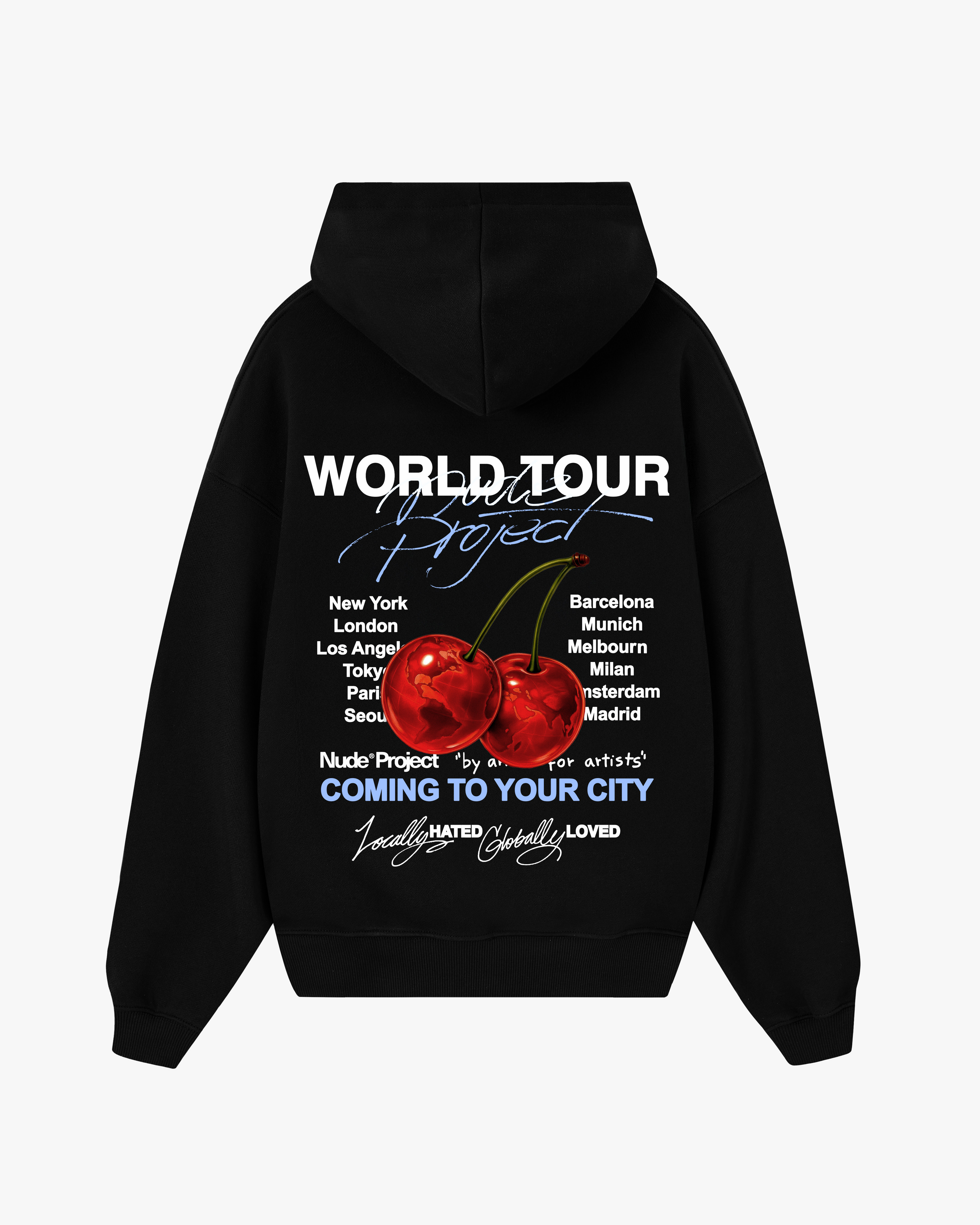 Nude Tour Hoodie Dark Grey