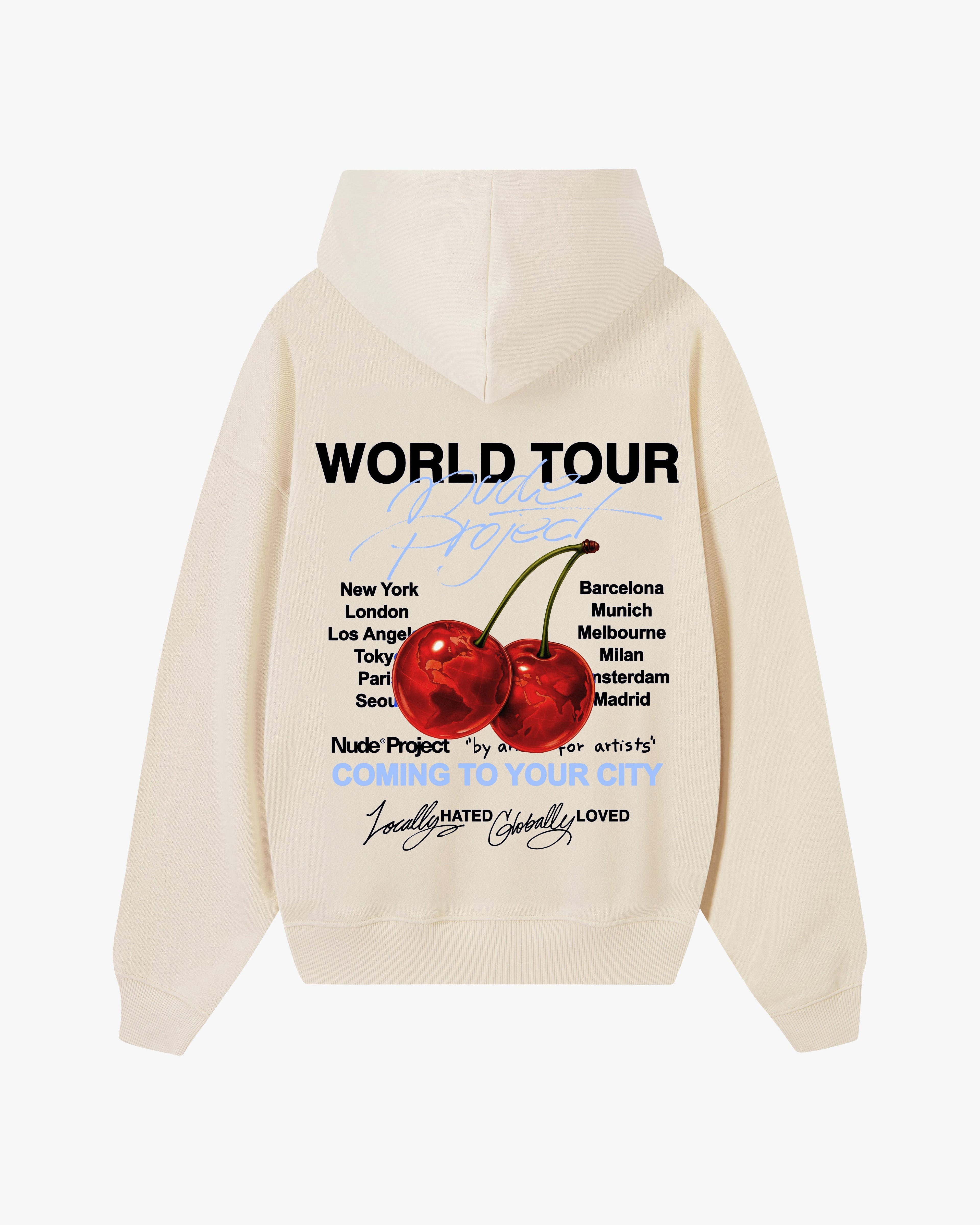 Nude Tour Hoodie Marshmallow Nude Project México Oficial Nude Project Mexico