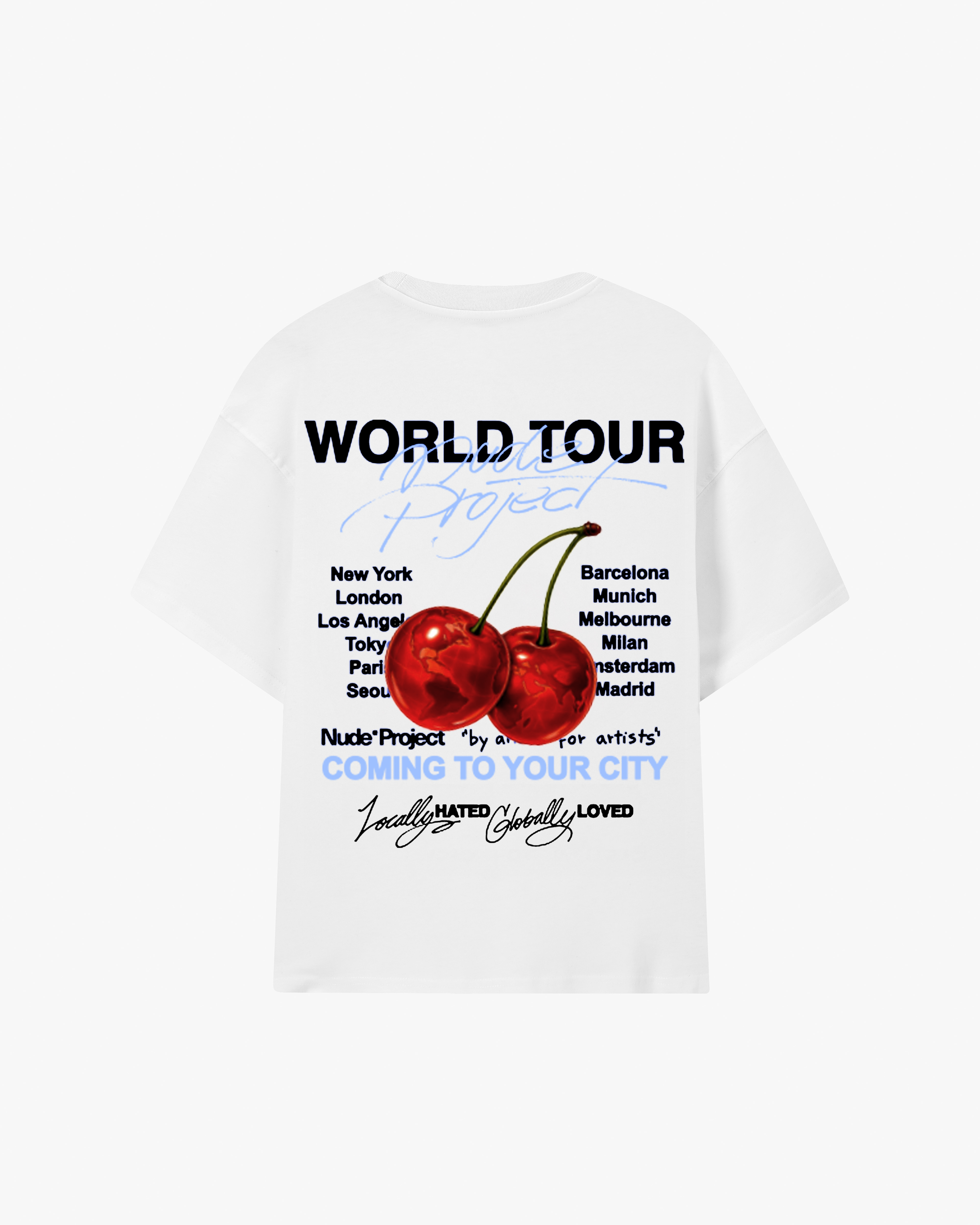 Nude Tour Tee White Nude Project México Oficial Nude Project Mexico