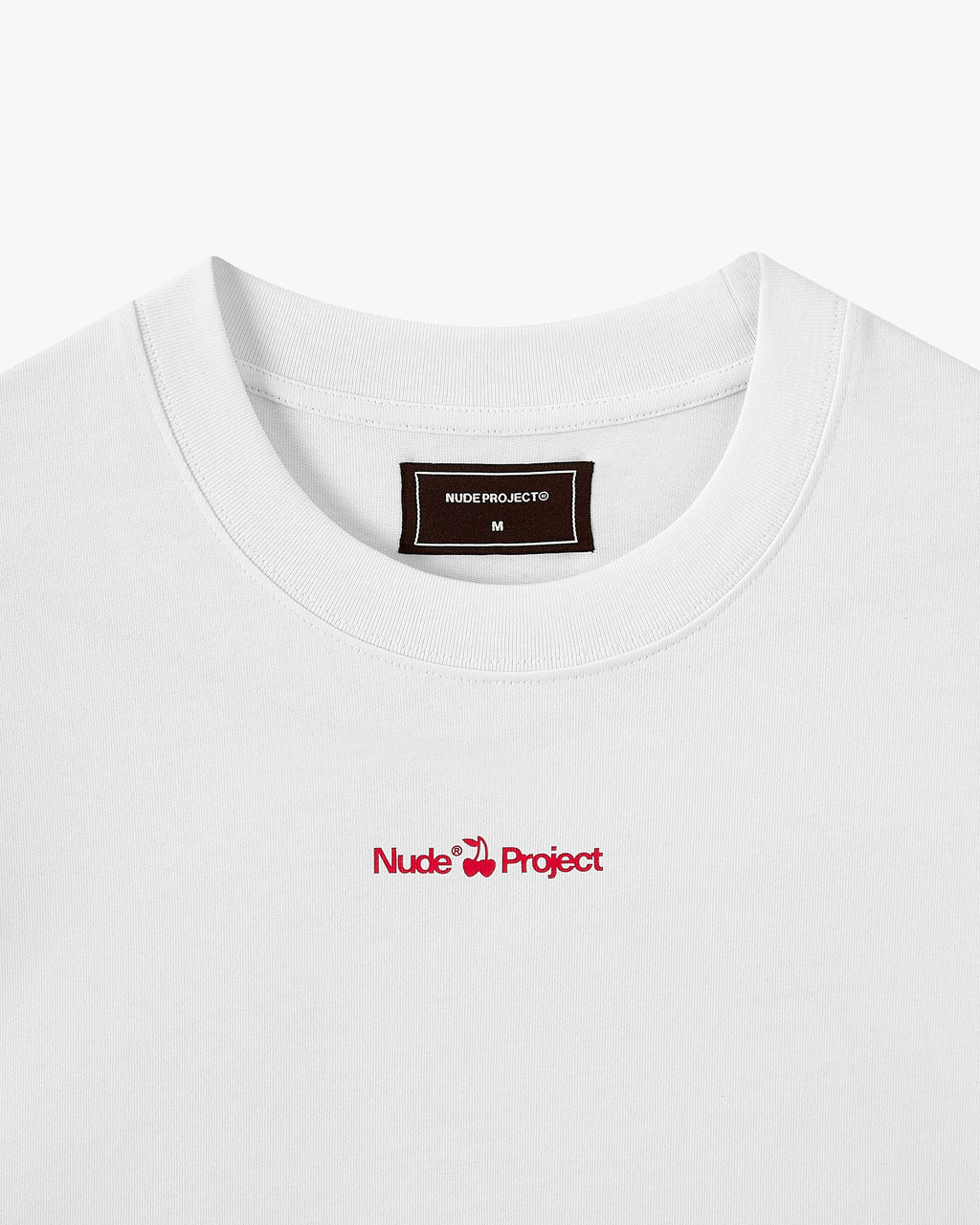 Cherry Logo Tee White Nude Project México Oficial Nude Project Mexico
