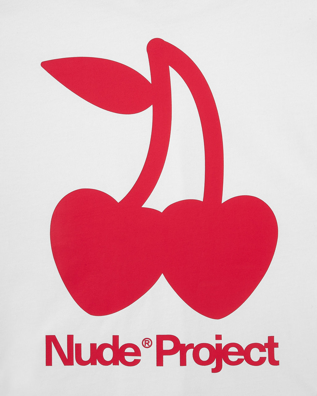 Cherry Logo Tee White Nude Project México Oficial Nude Project Mexico