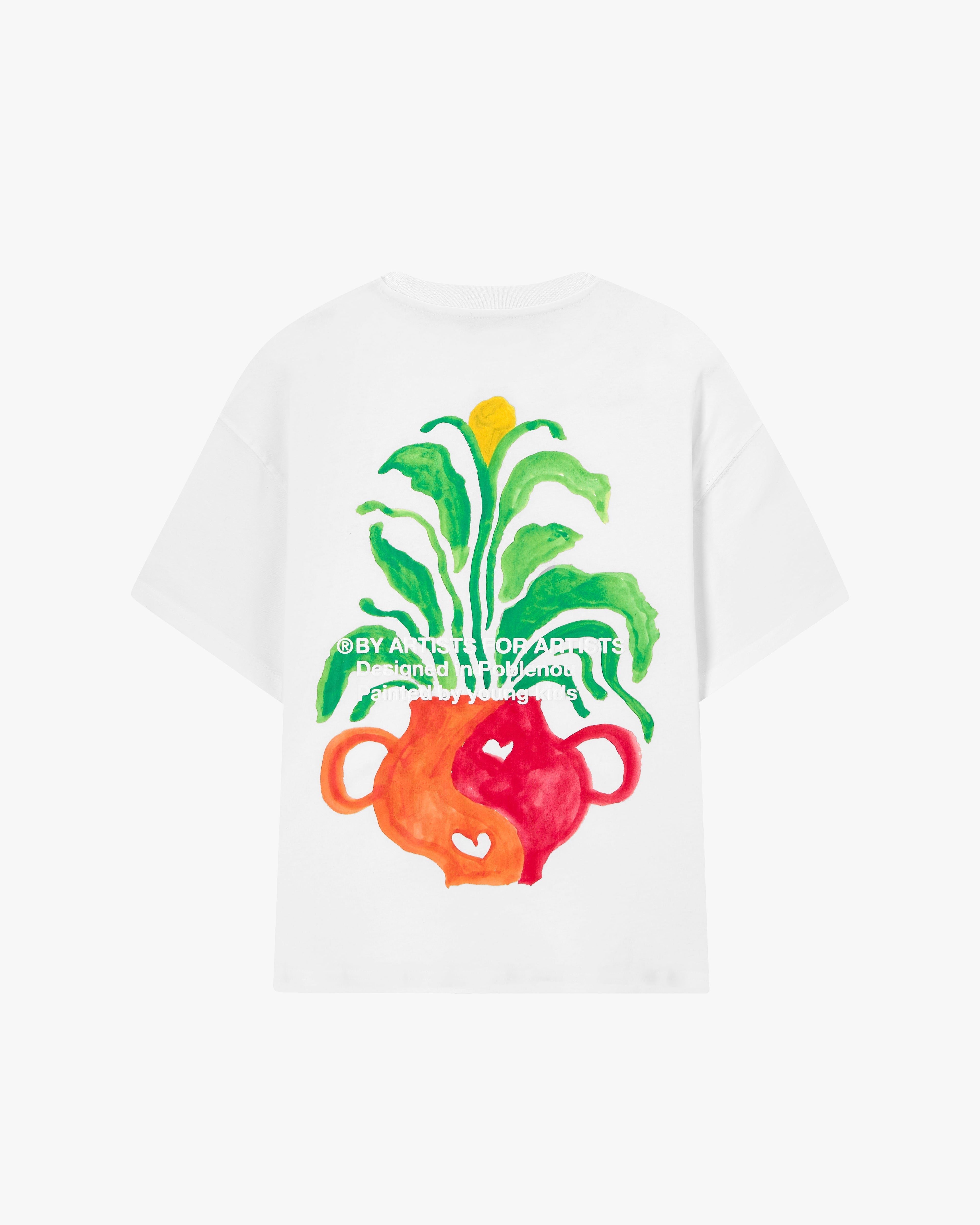 Plant Tee White