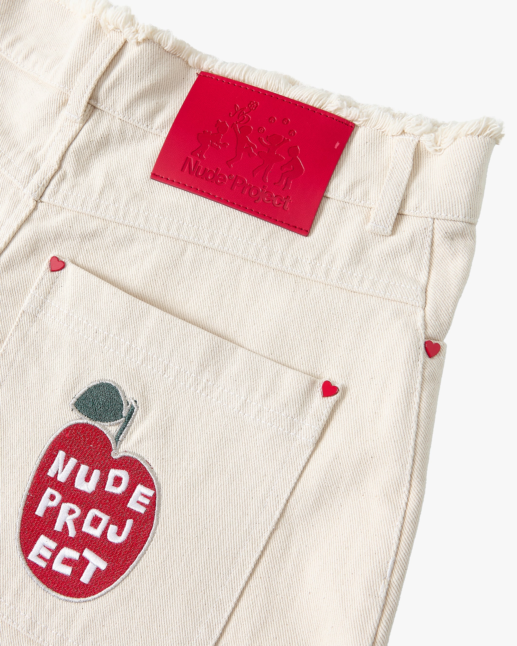 Apple Crew Denim Shorts Raw