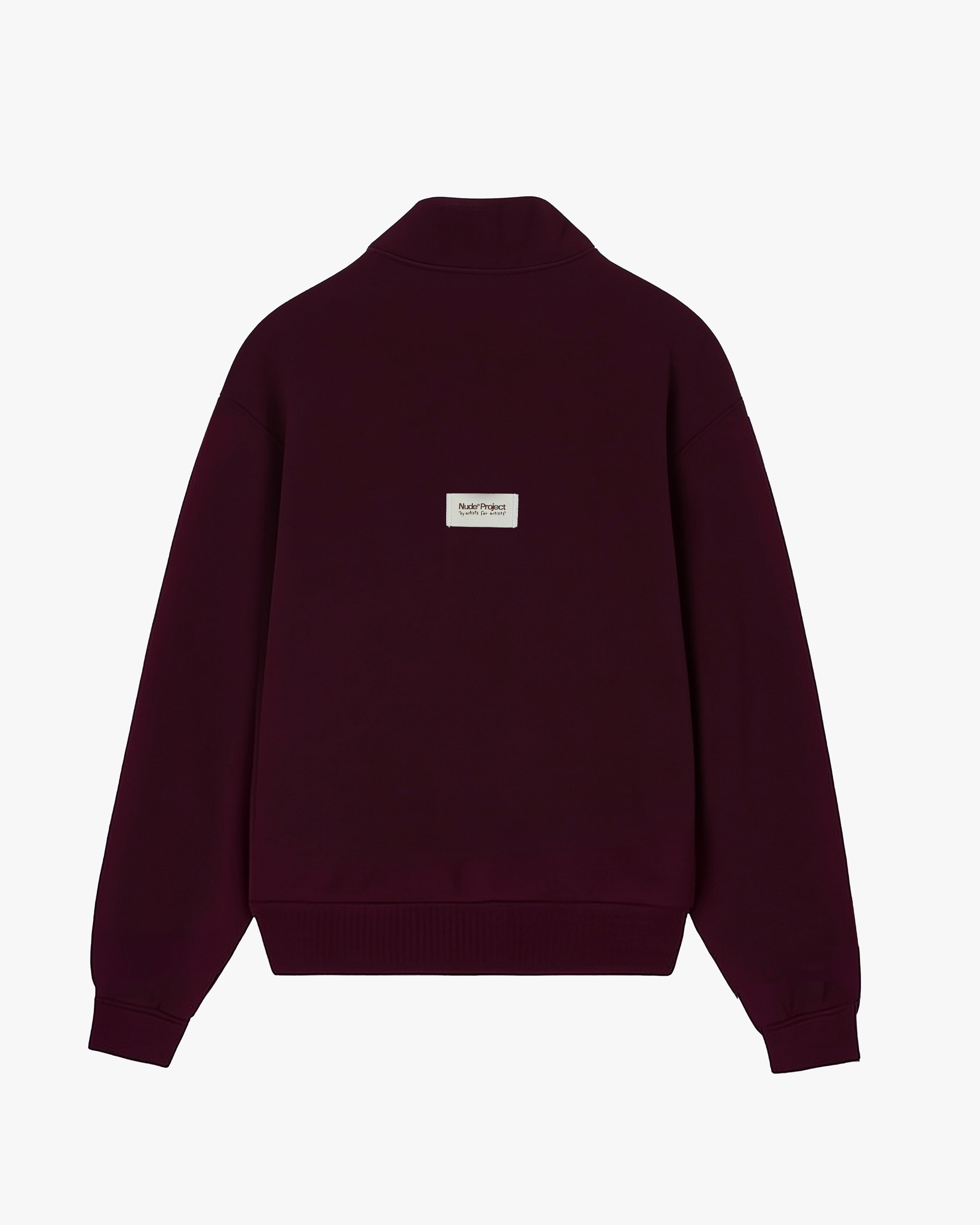 Origins Quarter-Zip Burgundy Nude Project México Oficial Nude Project Mexico