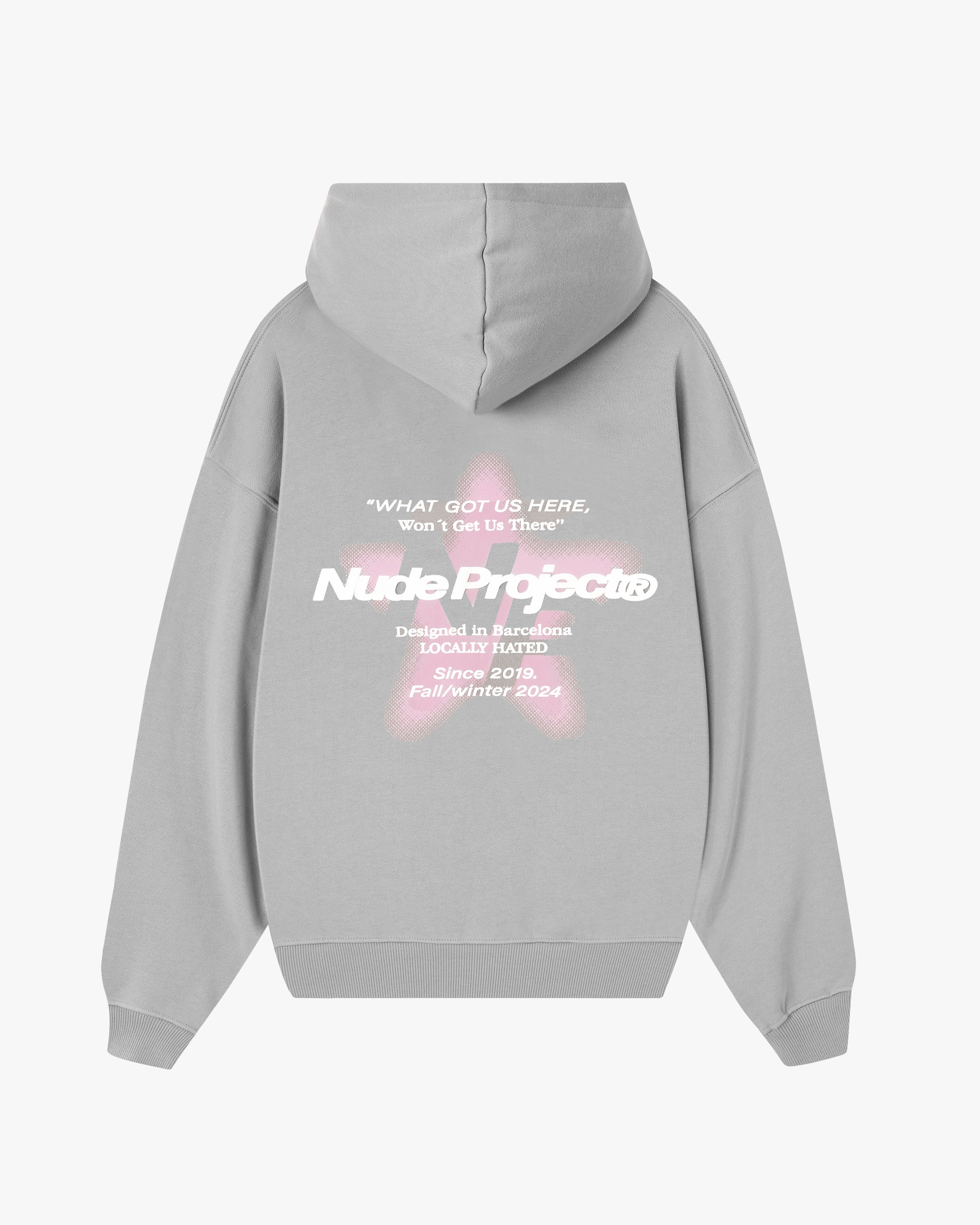 Seoul Hoodie Light Grey Nude Project México Oficial Nude Project Mexico