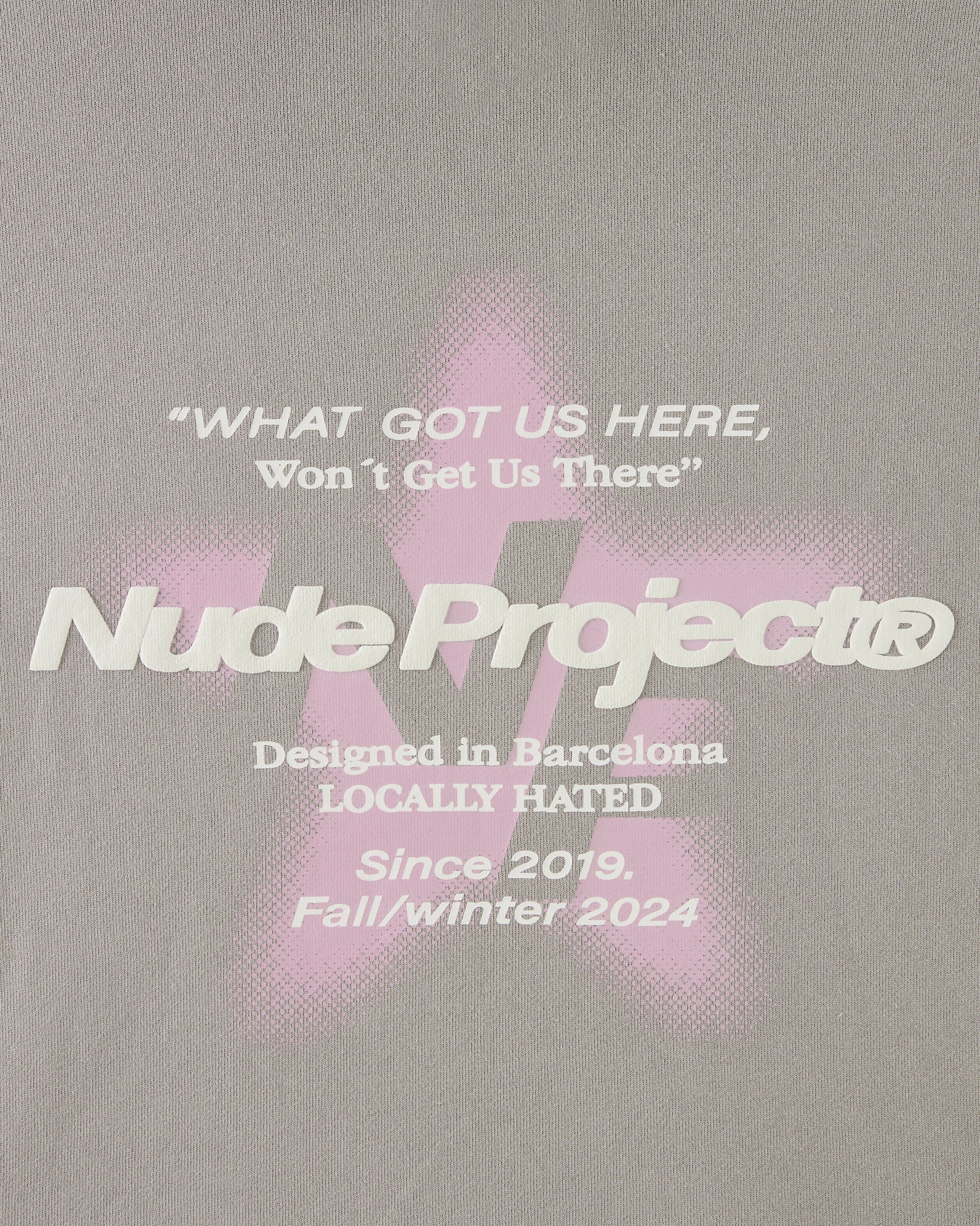 Seoul Hoodie Light Grey Nude Project México Oficial Nude Project Mexico