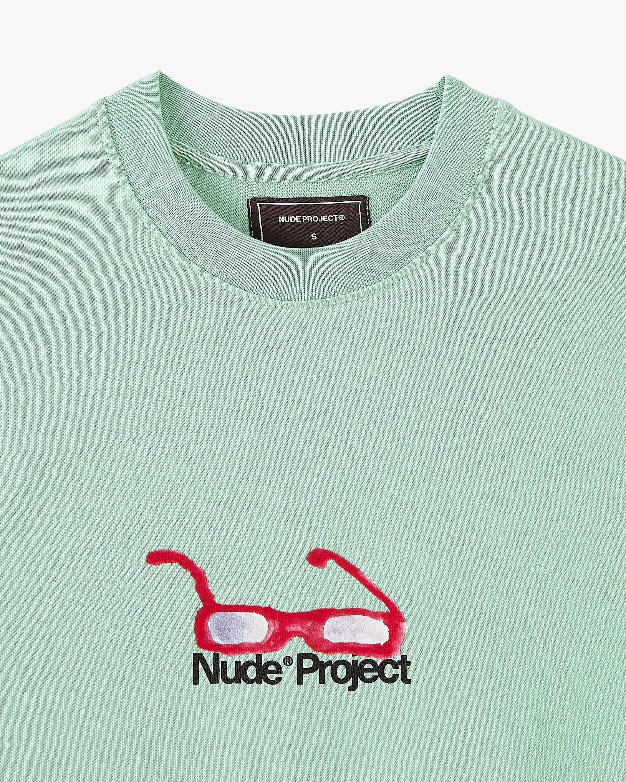 Sunglasses Tee Pale Green