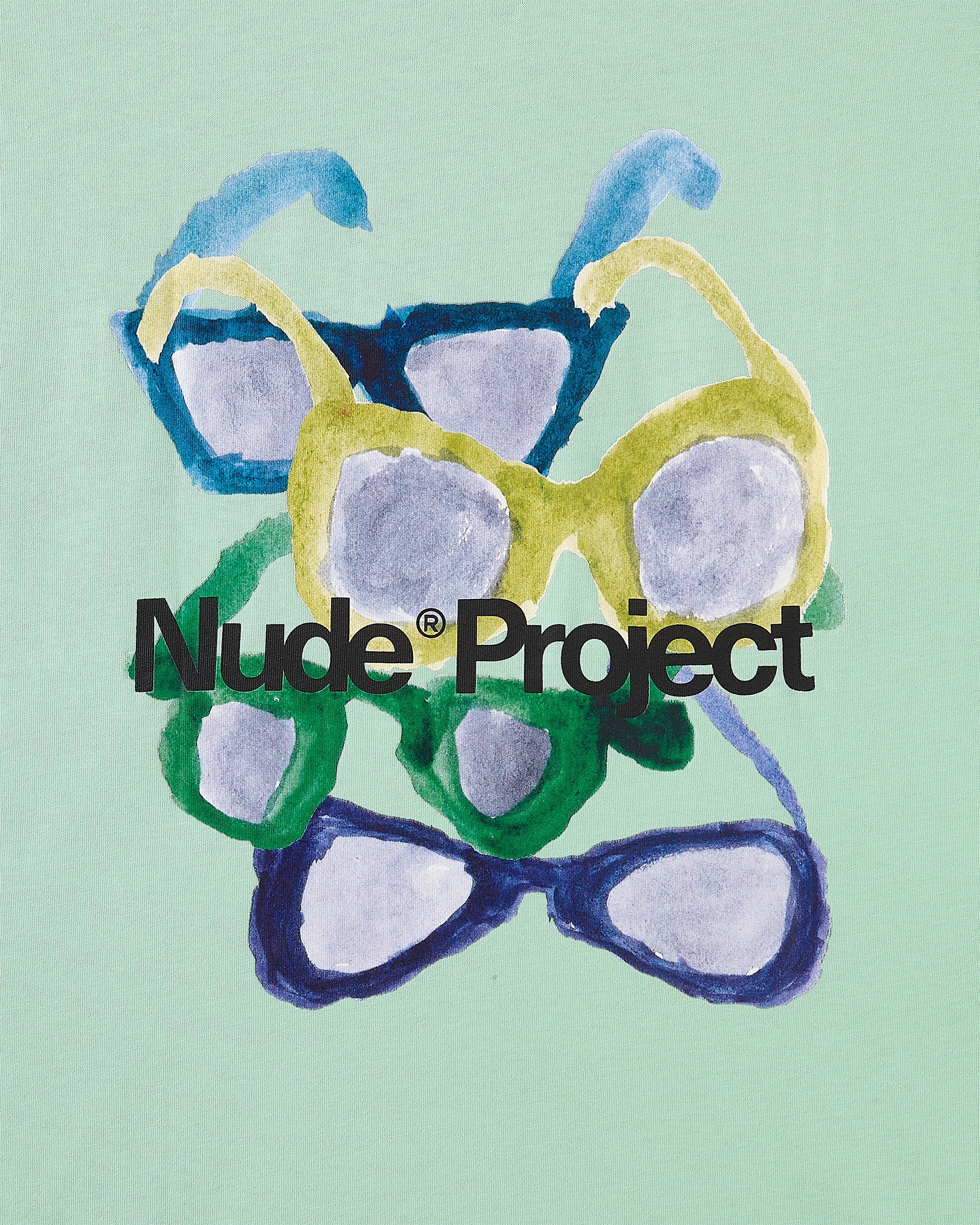 Sunglasses Tee Pale Green
