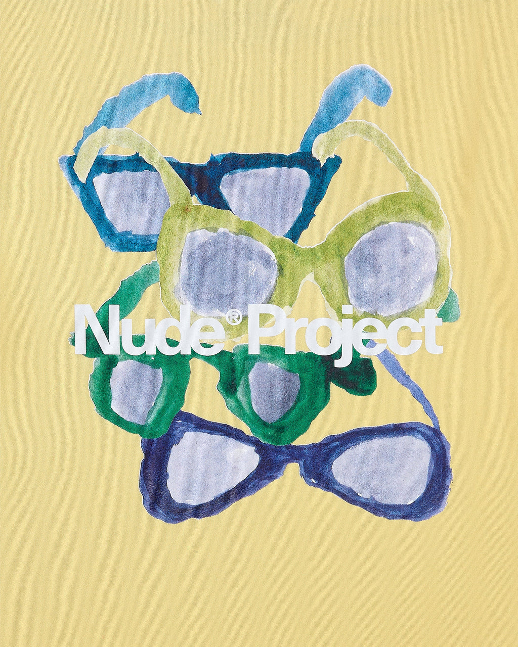 Sunglasses Tee Pale Yellow Nude Project México Oficial Nude Project Mexico