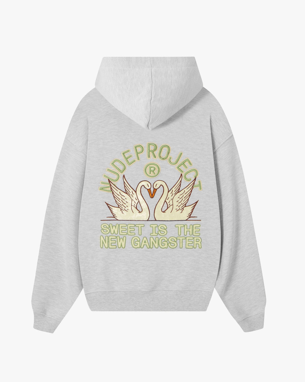 Swans Hoodie Grey Melange Nude Project México Oficial Nude Project Mexico