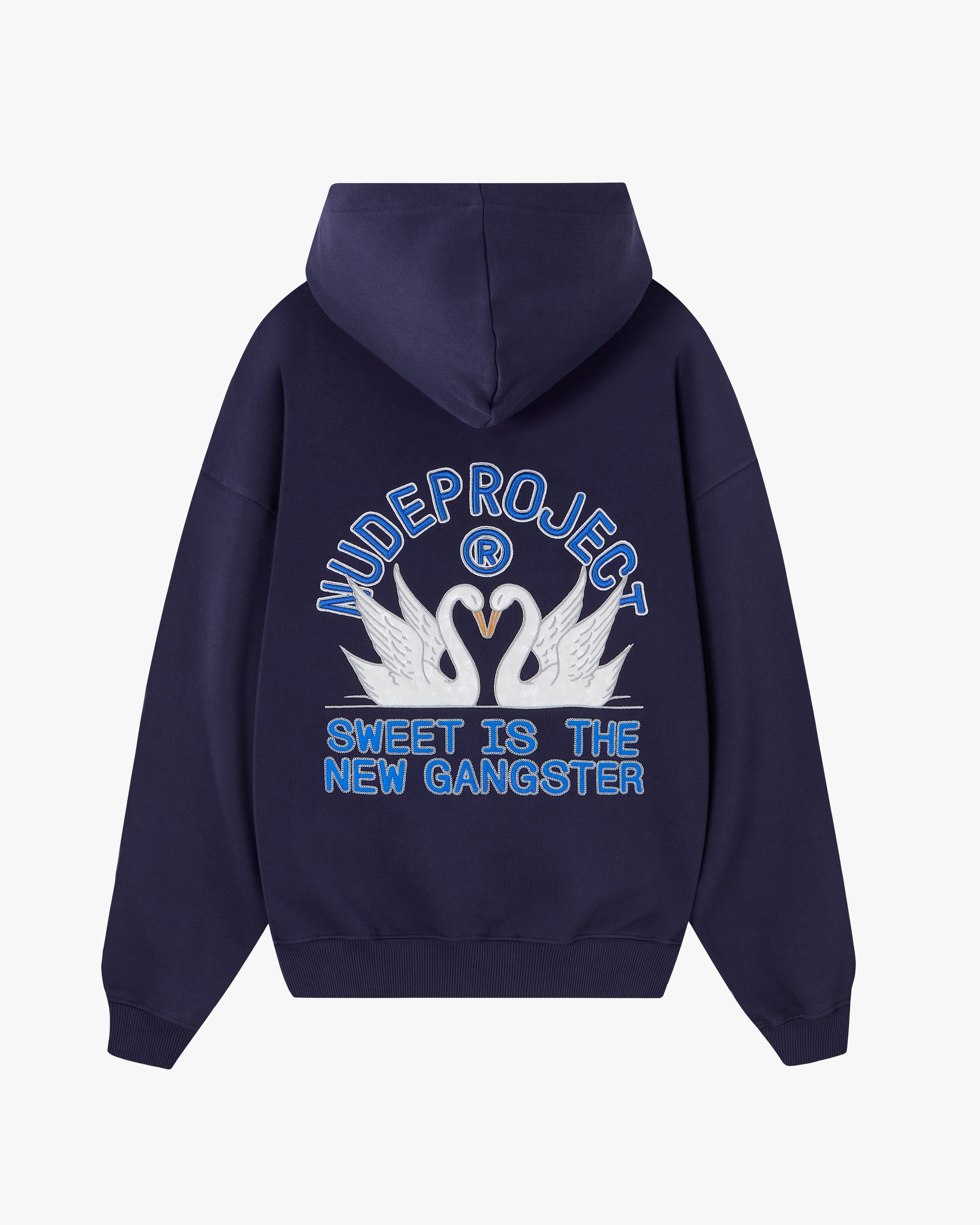 Swans Hoodie Navy Nude Project México Oficial Nude Project Mexico