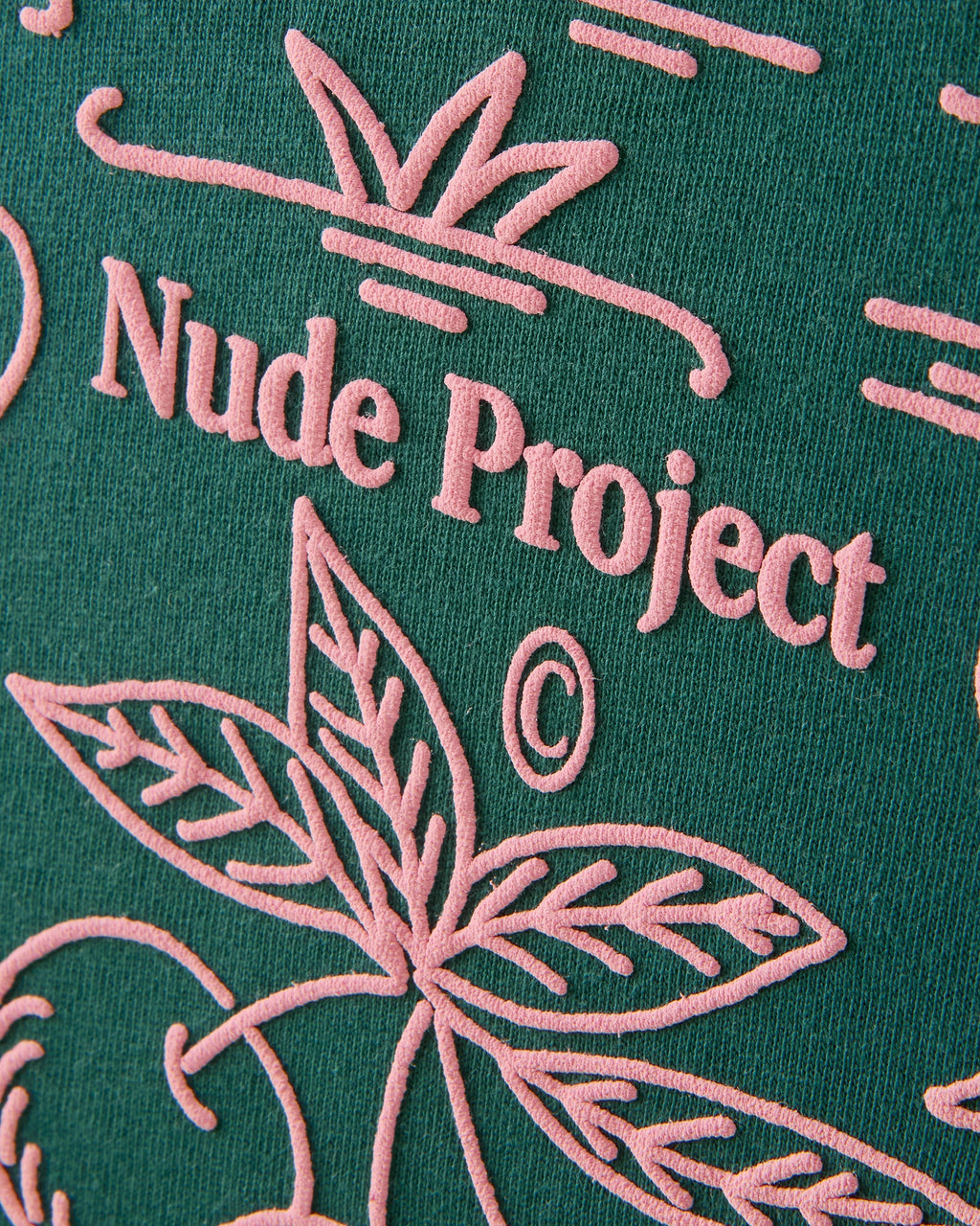Swan Garden Tee Green Nude Project México Oficial Nude Project Mexico