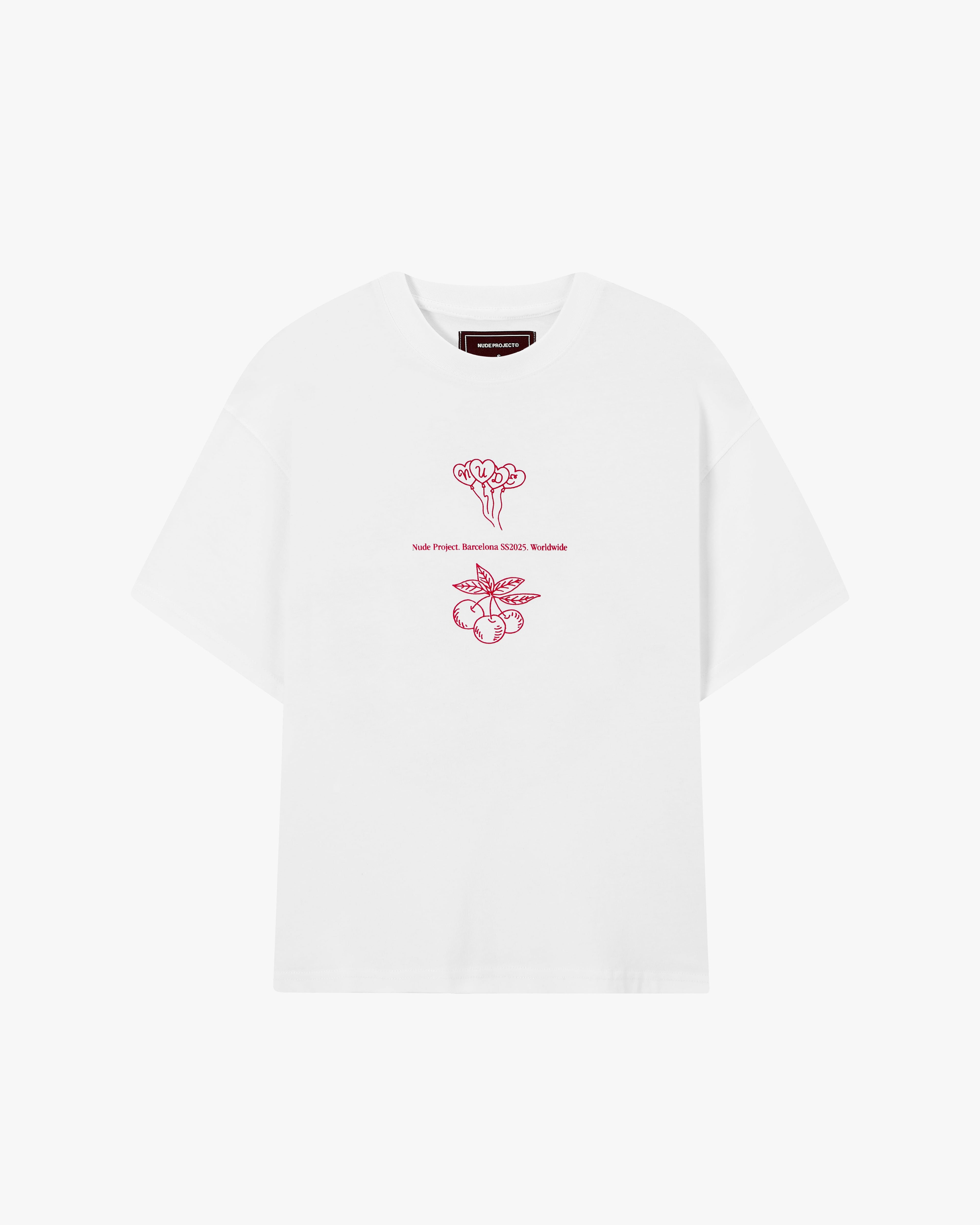 Swan Garden Tee White