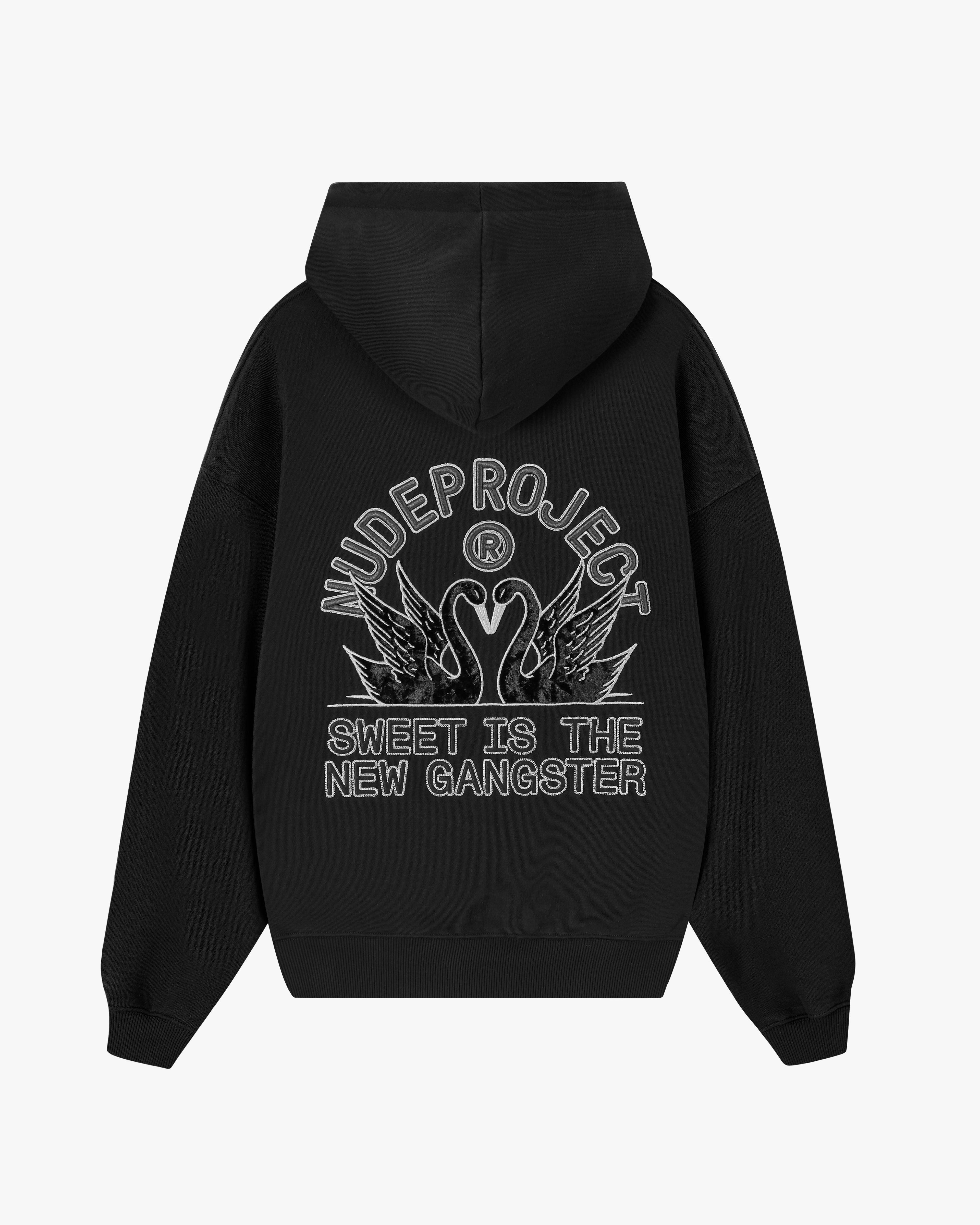 Swans Hoodie Black Nude Project México Oficial Nude Project Mexico