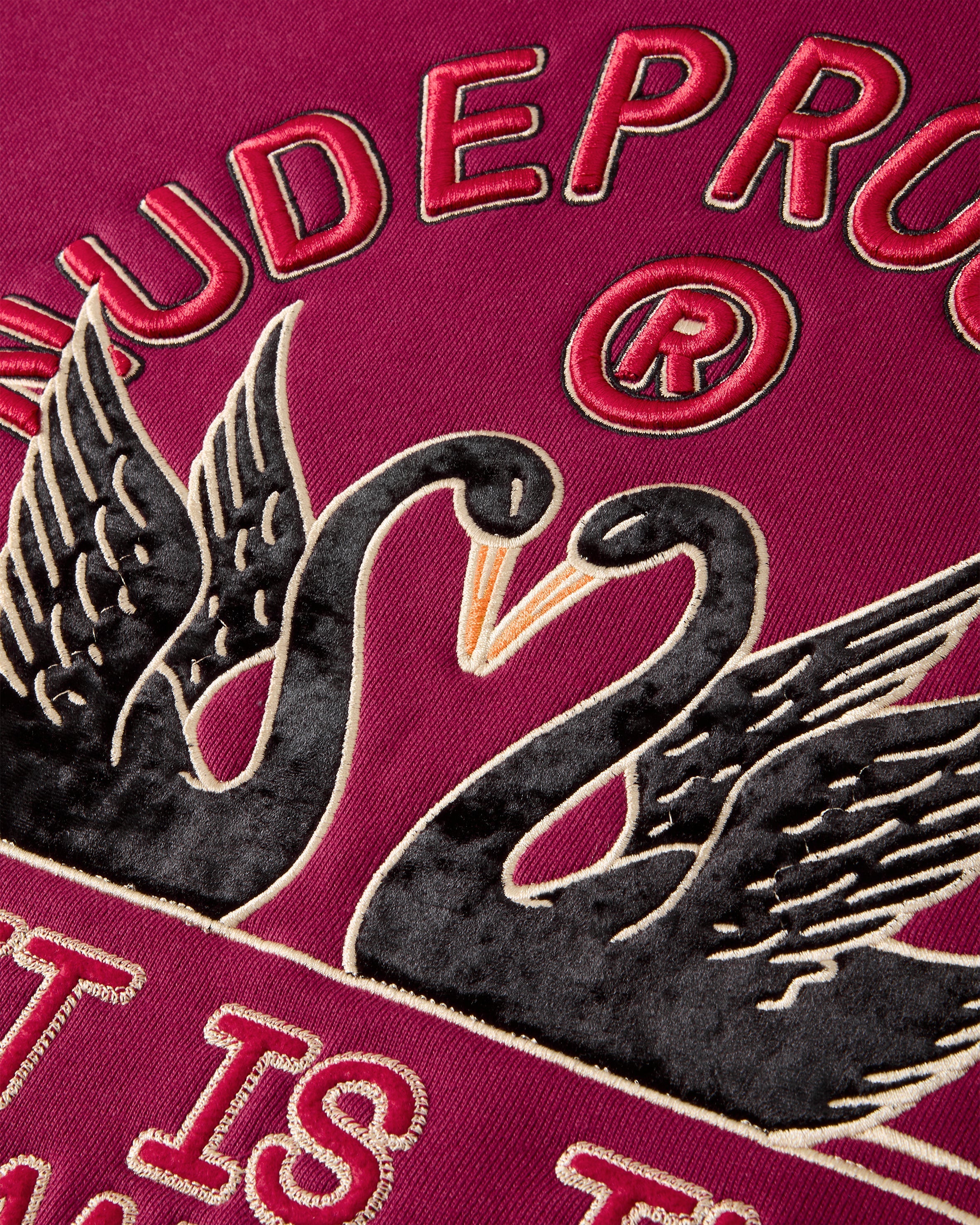 Swans Hoodie Burgundy Nude Project México Oficial Nude Project Mexico