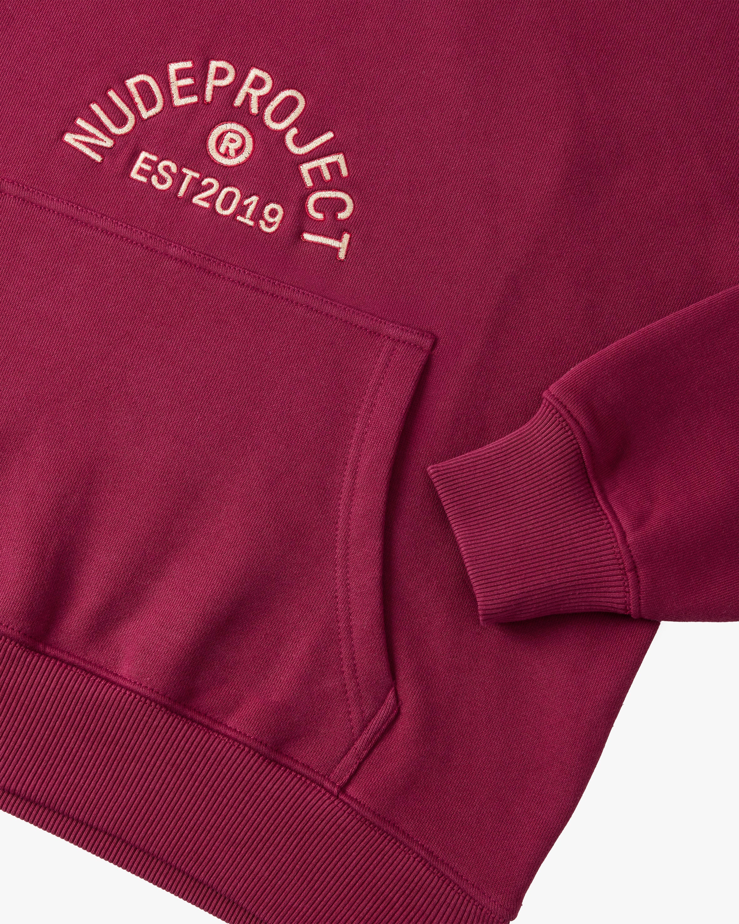 Swans Hoodie Burgundy