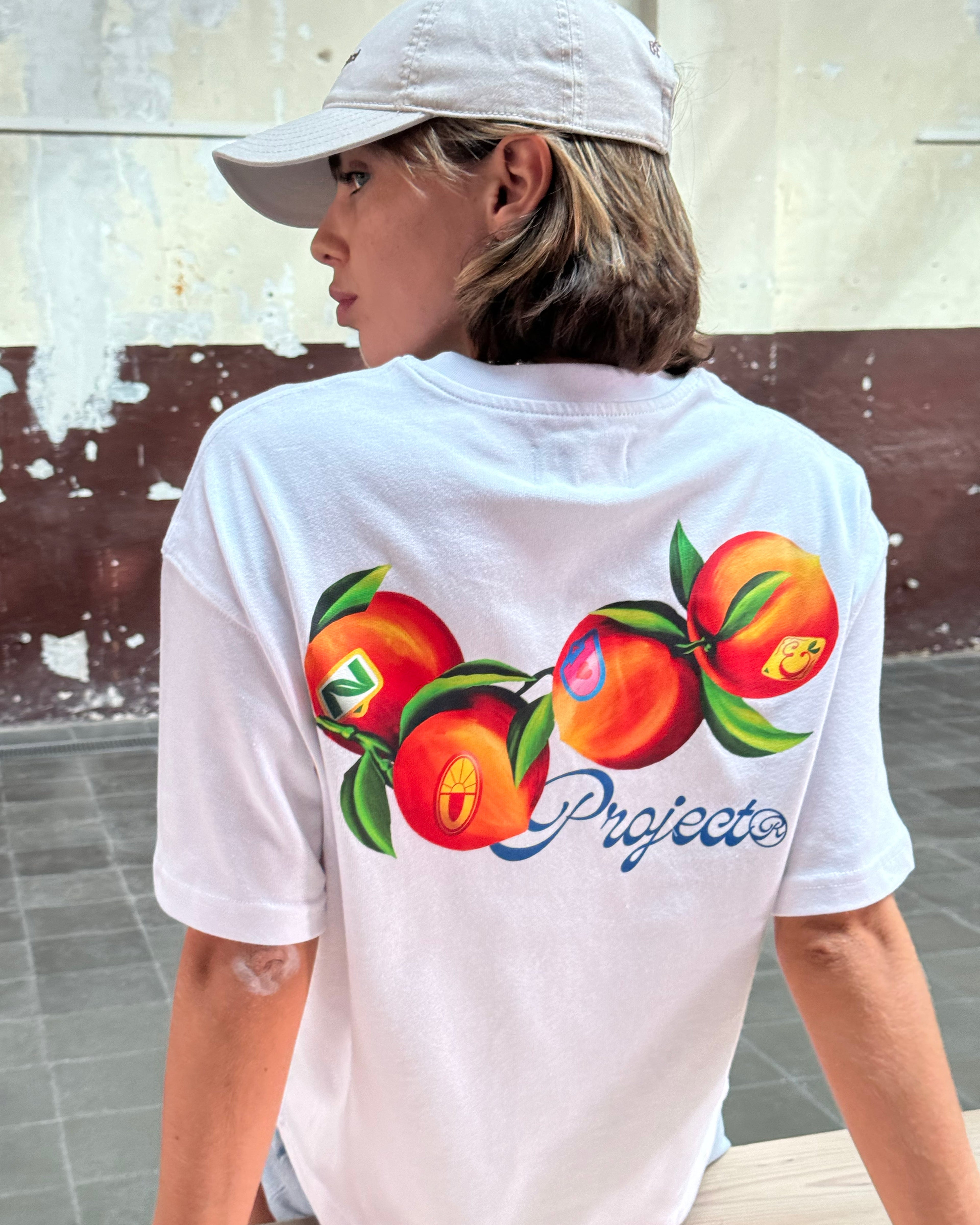 Peach Tee White Nude Project México Oficial Nude Project Mexico