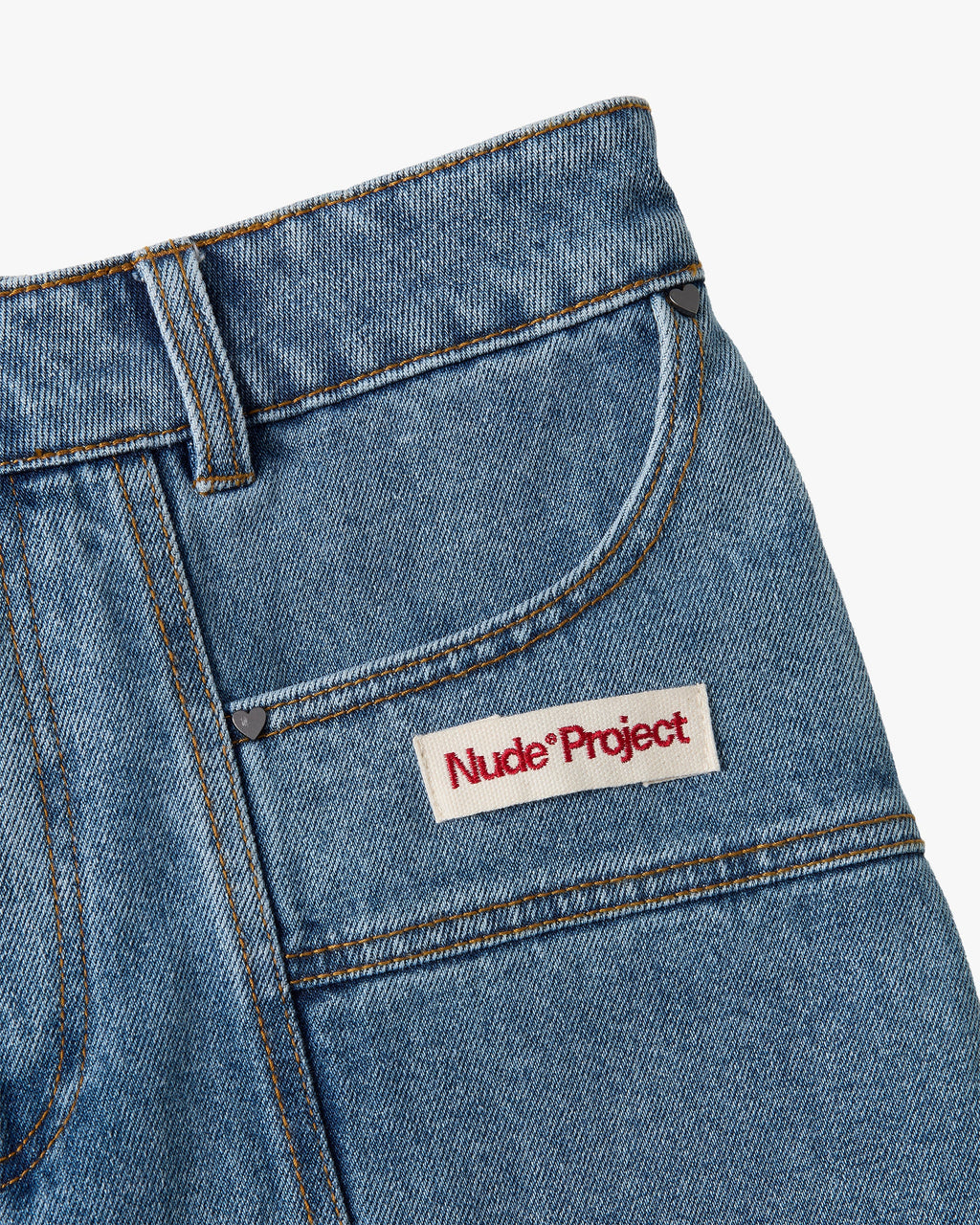Updown Denim Shorts