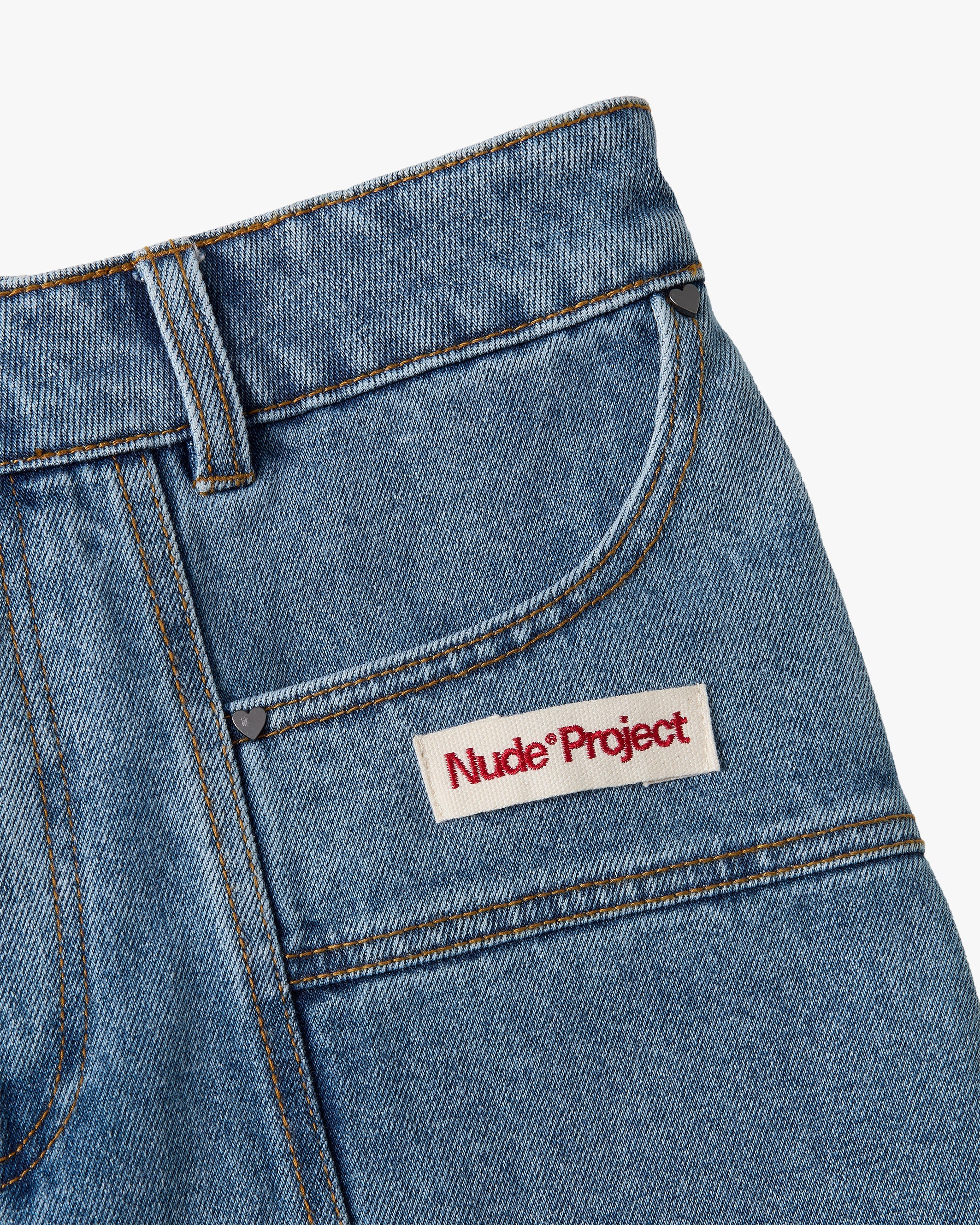 Updown Denim Shorts