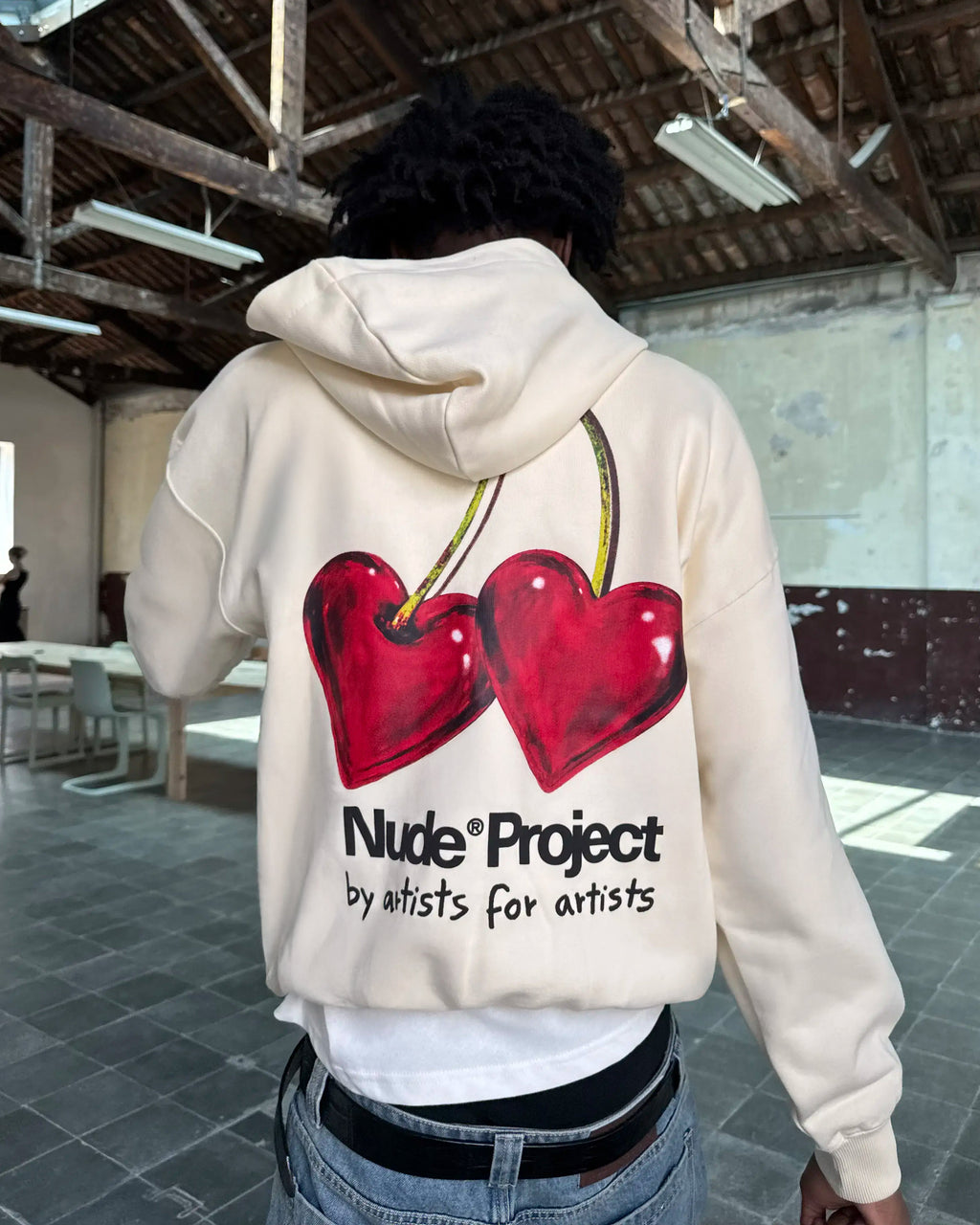 Juicy Cherry Hoodie Marshmallow Nude Project México Oficial Nude Project Mexico