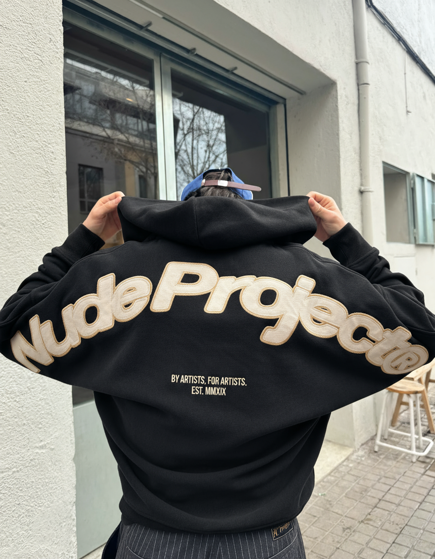 Beast Zip-up Hoodie Black Nude Project México Oficial Nude Project Mexico