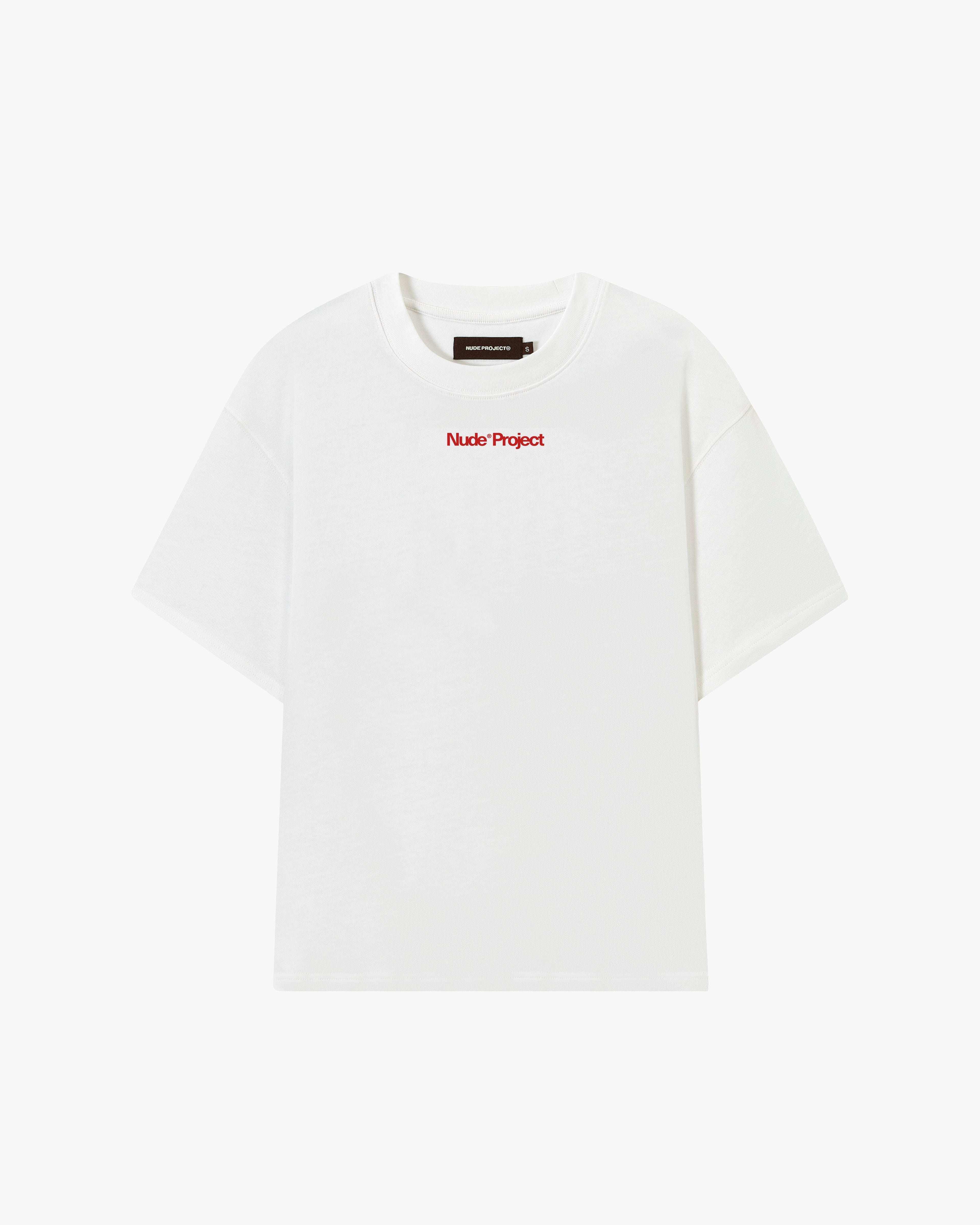 9-5 Tee White